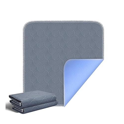 RIQINXIN Almohadillas impermeables y lavables para silla para incontinencia, absorbentes y reutilizables, almohadillas protectoras para asiento