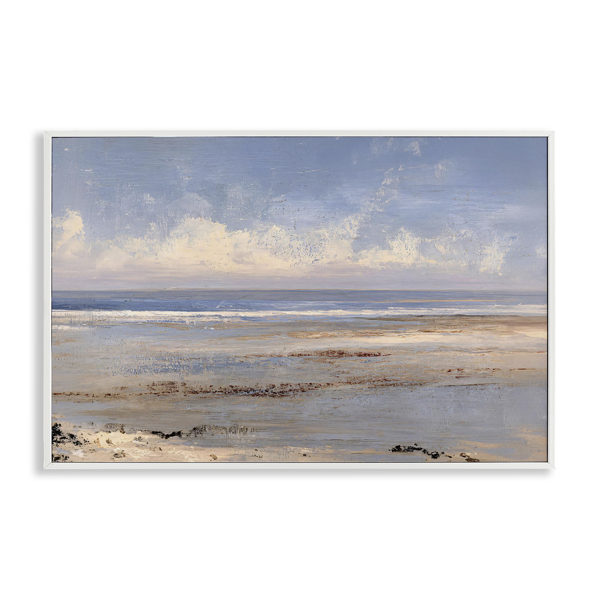 Rustic Ocean Horizon Impression, 16 x 24 Inch Framed Giclée Print