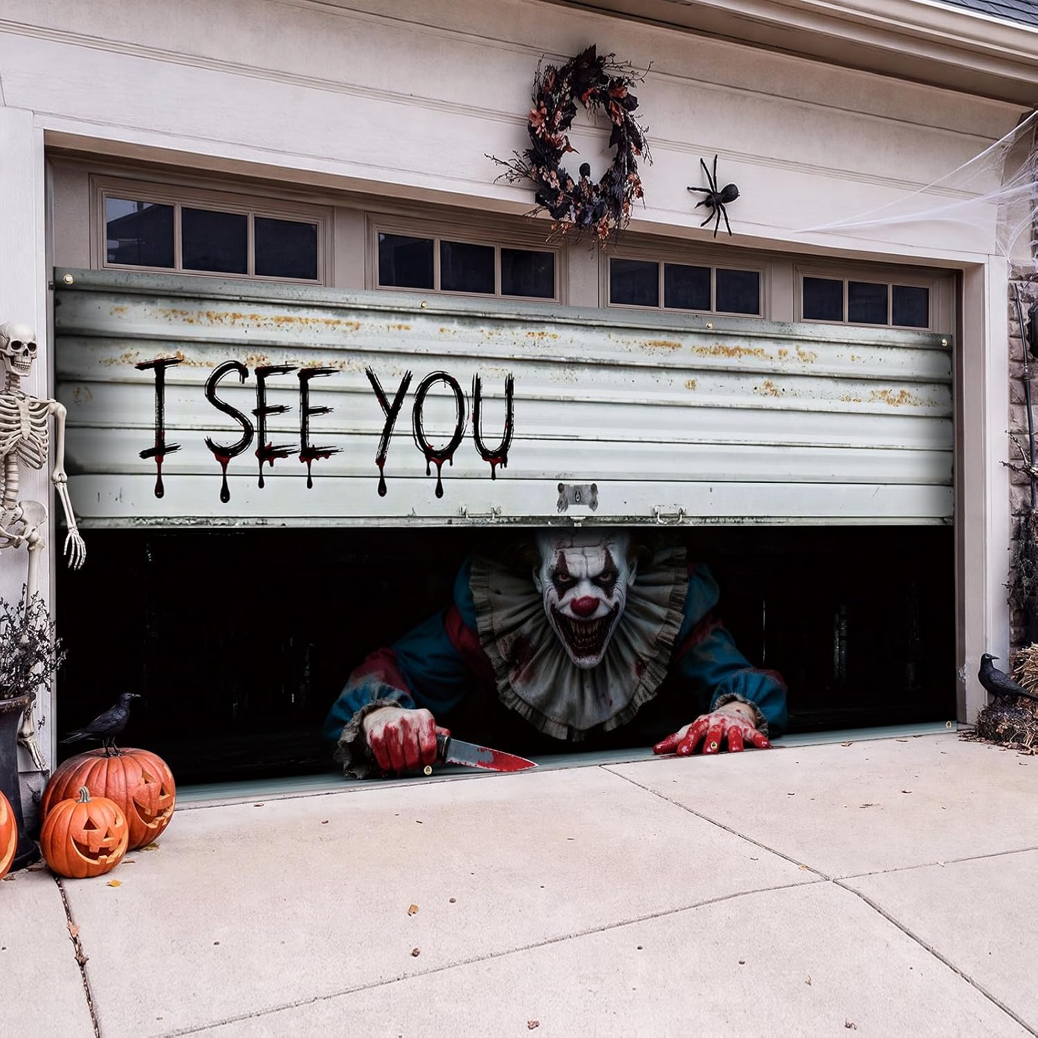 Halloween Party Garage Decoration