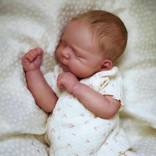 Vista 4 de Anano Muñecas de bebé Reborn de silicona Cuerpo completo Niño de 18 pulgadas Muñeca de bebé realista de silicona recién nacida Muñeca de bebé real