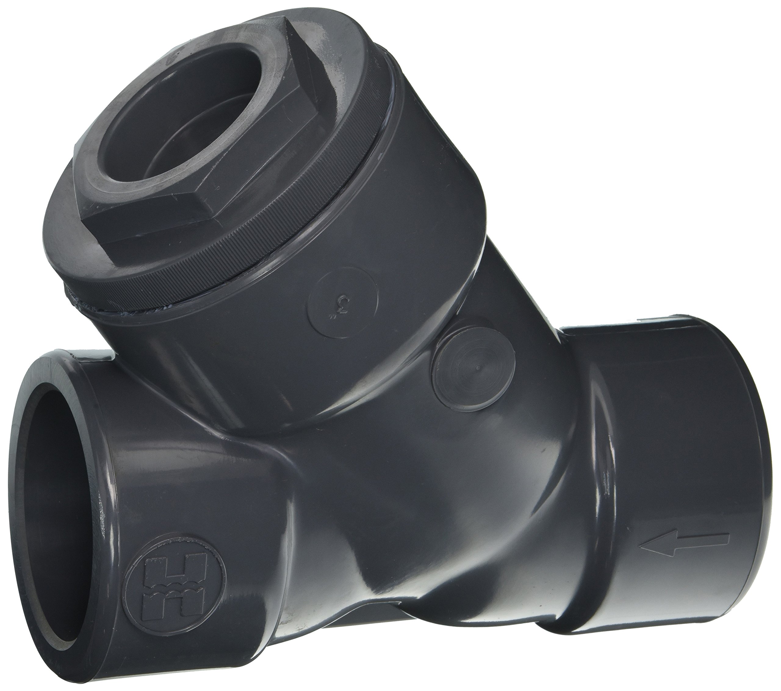 Hayward YS10300S 3-Inch Socket PVC Y-Strainer with FPM O-ring Seals