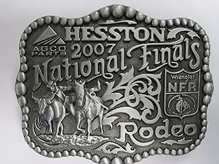 Hesston 2007 National Finals Rodeo Adult Belt Buckle