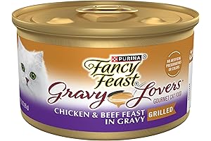 Fancy Feast Gravy Lovers Chicken and Beef Feast Grilled Gourmet Cat Food