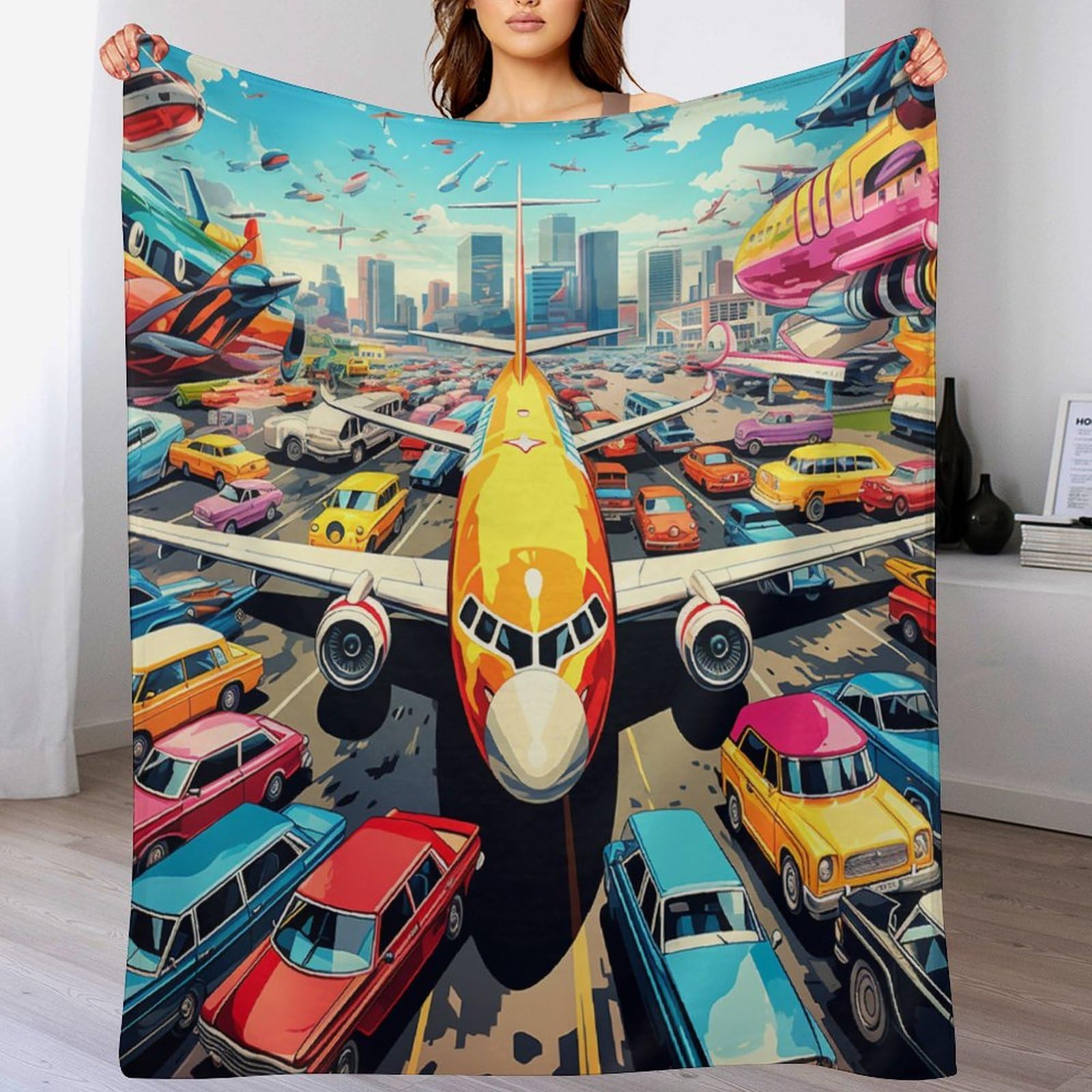 Couverture flannel molleton chaude 130x180cm contre les frissons du lit en hiver