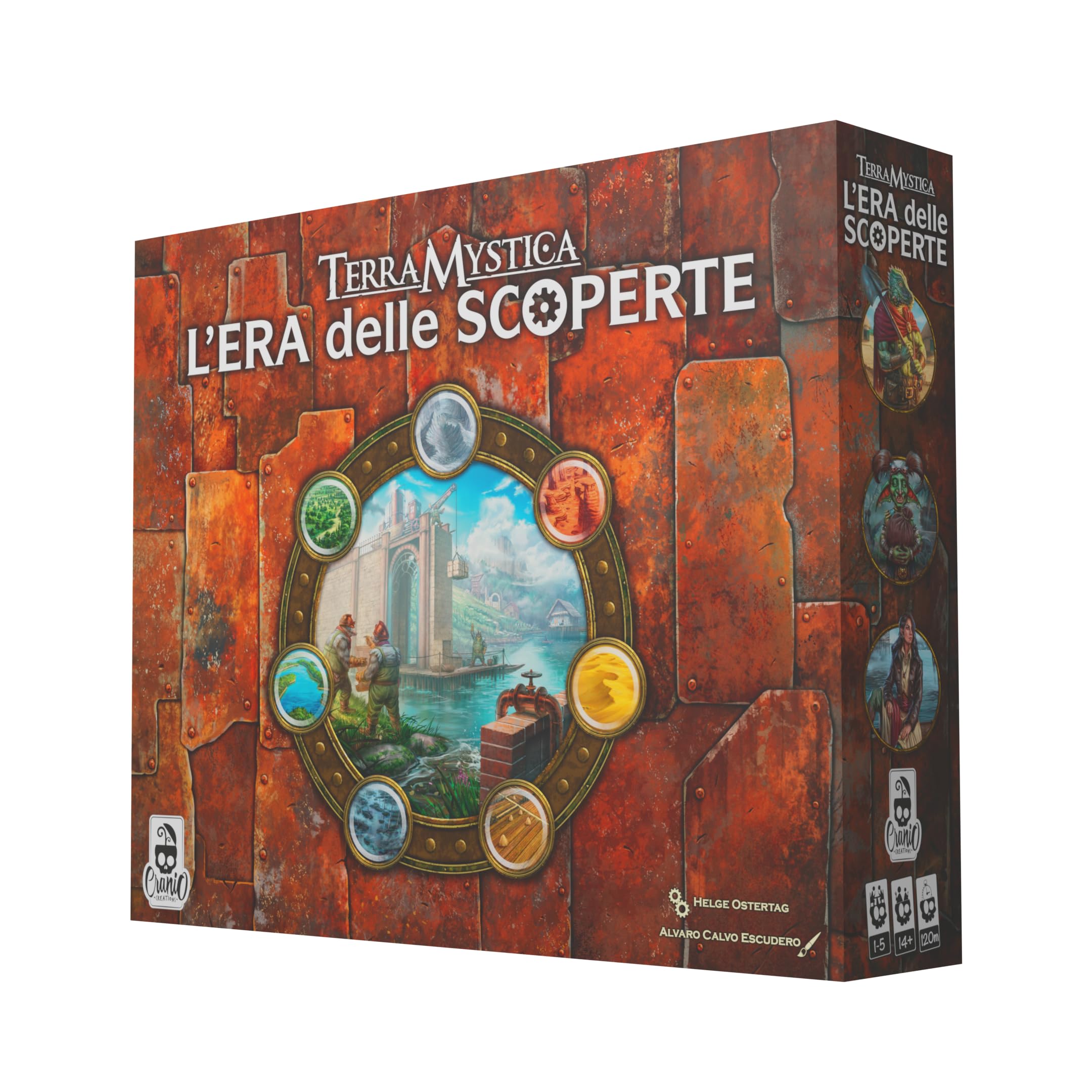 Cranio Creations - Terra Mystica L'Era Delle Scoperte, Un Gioco Indipendente Ambientato Nell'Universo Di Terra Mystica, Edizione in Lingua Italiana