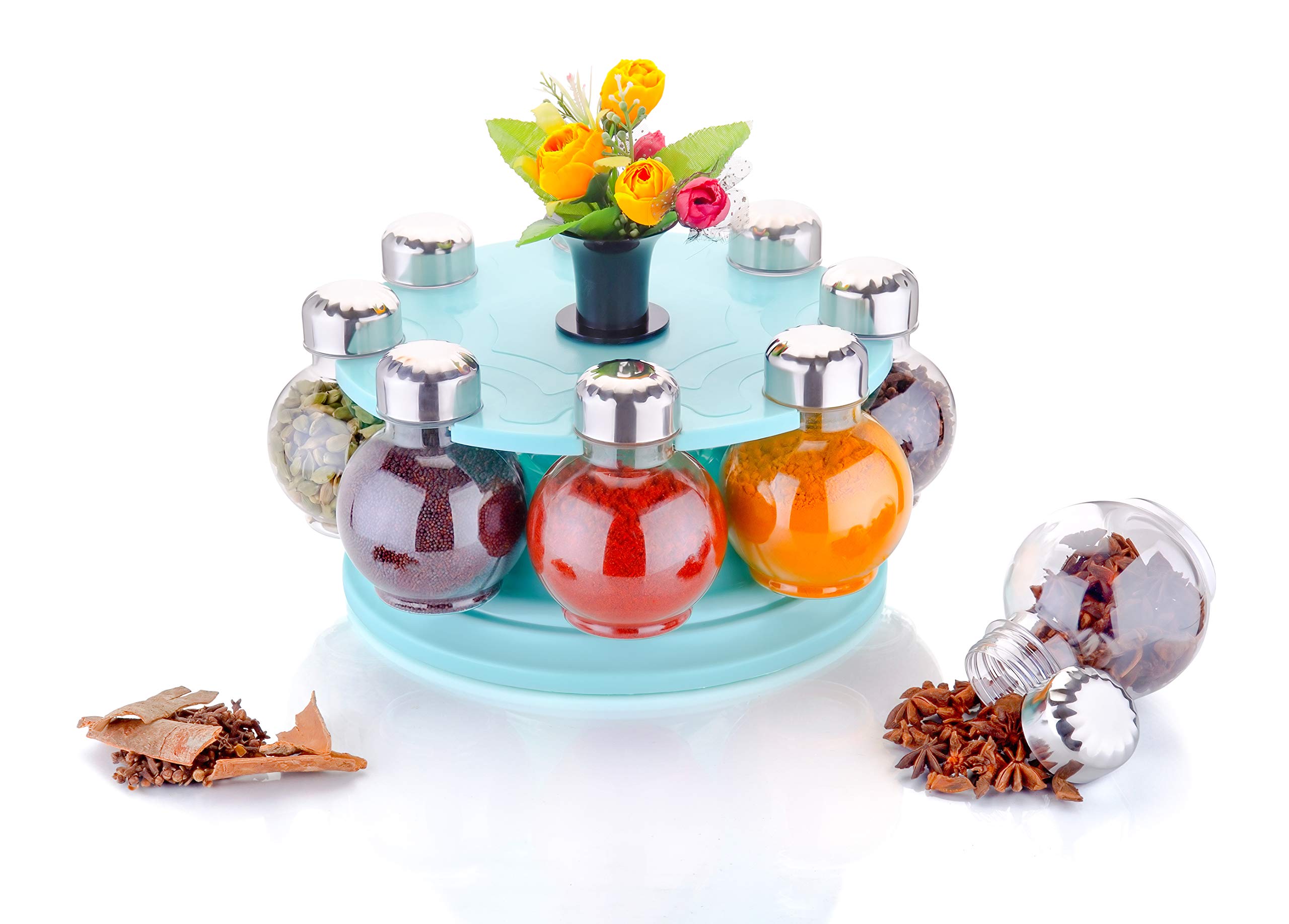 Skyfly Spice Container Set of 16 (Sky-Blue)