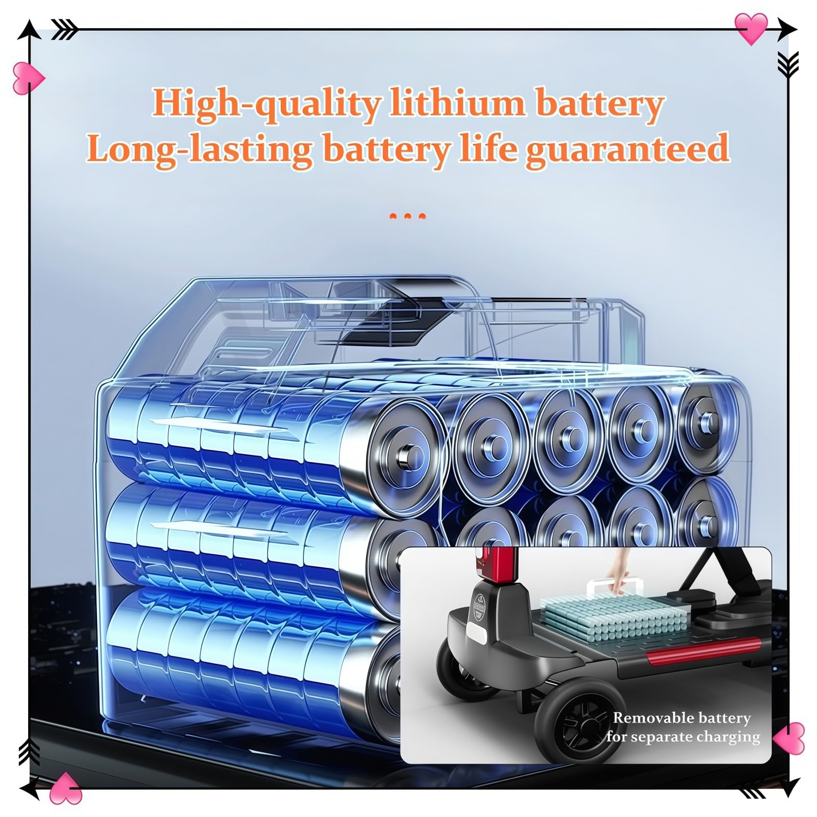 Scooter De Movilidad Plegable Automático,Vehículo Eléctrico De Cuatro Ruedas,Freno Electromagnético,Motor De 180 W,Capacidad De Carga Máxima 120 Kg,Para Todo Terreno. Manual folding,10A