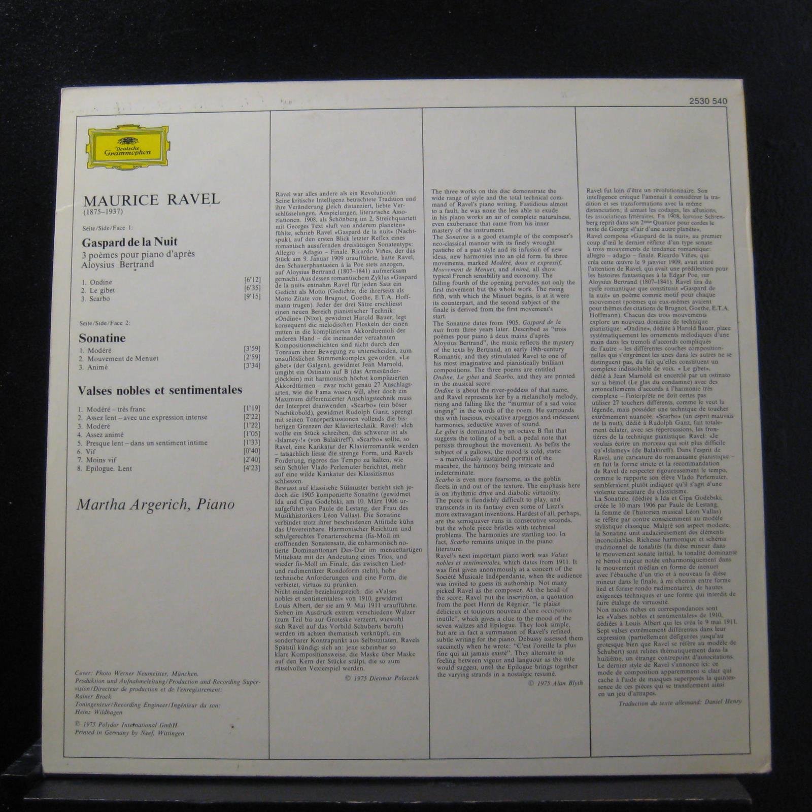 Ravel:Gaspard de la Nuit