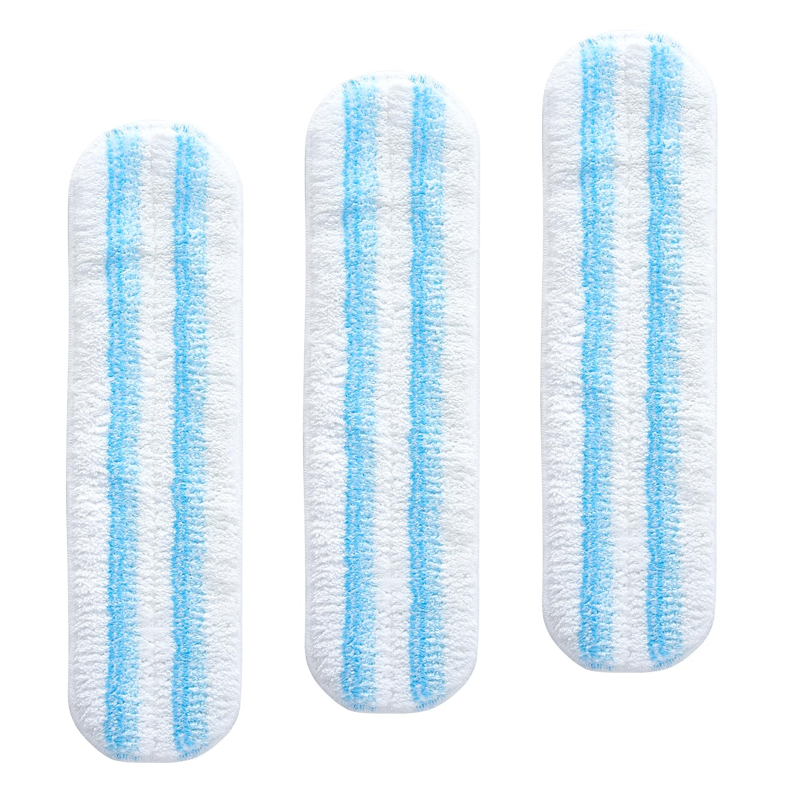 YANGYUQI 3 Stück für Vileda H2PrO Bodenwischer Ersatzbezug, Mikrofaser Wischmopp Bezug für alle Hartböden, Maschinenwaschbar (Neu, Verbessert)
