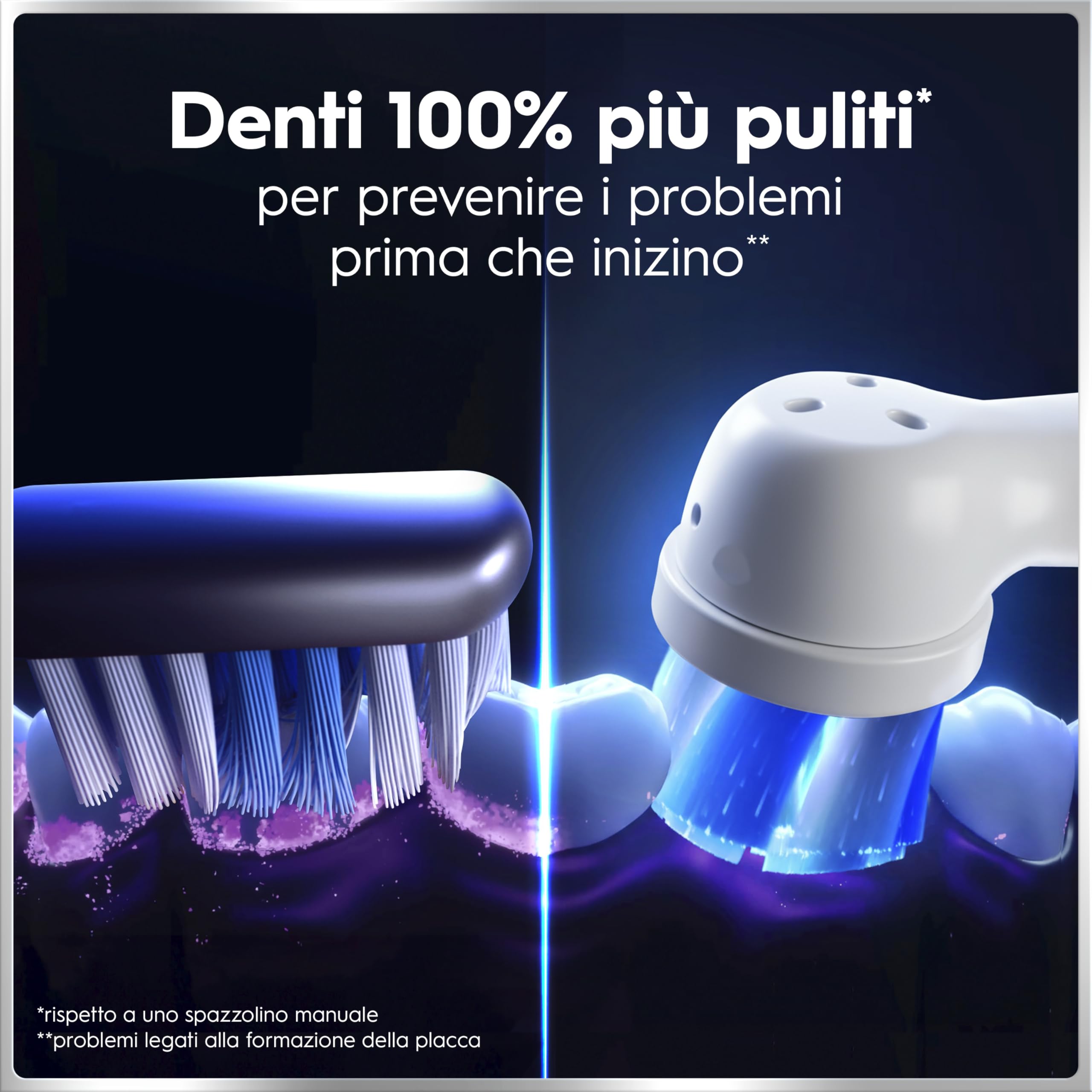 Oral-B Spazzolino Elettrico Ricaricabile iO 6N, Sensore di Pressione, Display Interattivo, Intelligenza Artificiale, 2 Testine, 1 Spazzolino, 1 Custodia da Viaggio, Bianco, Idea Regalo