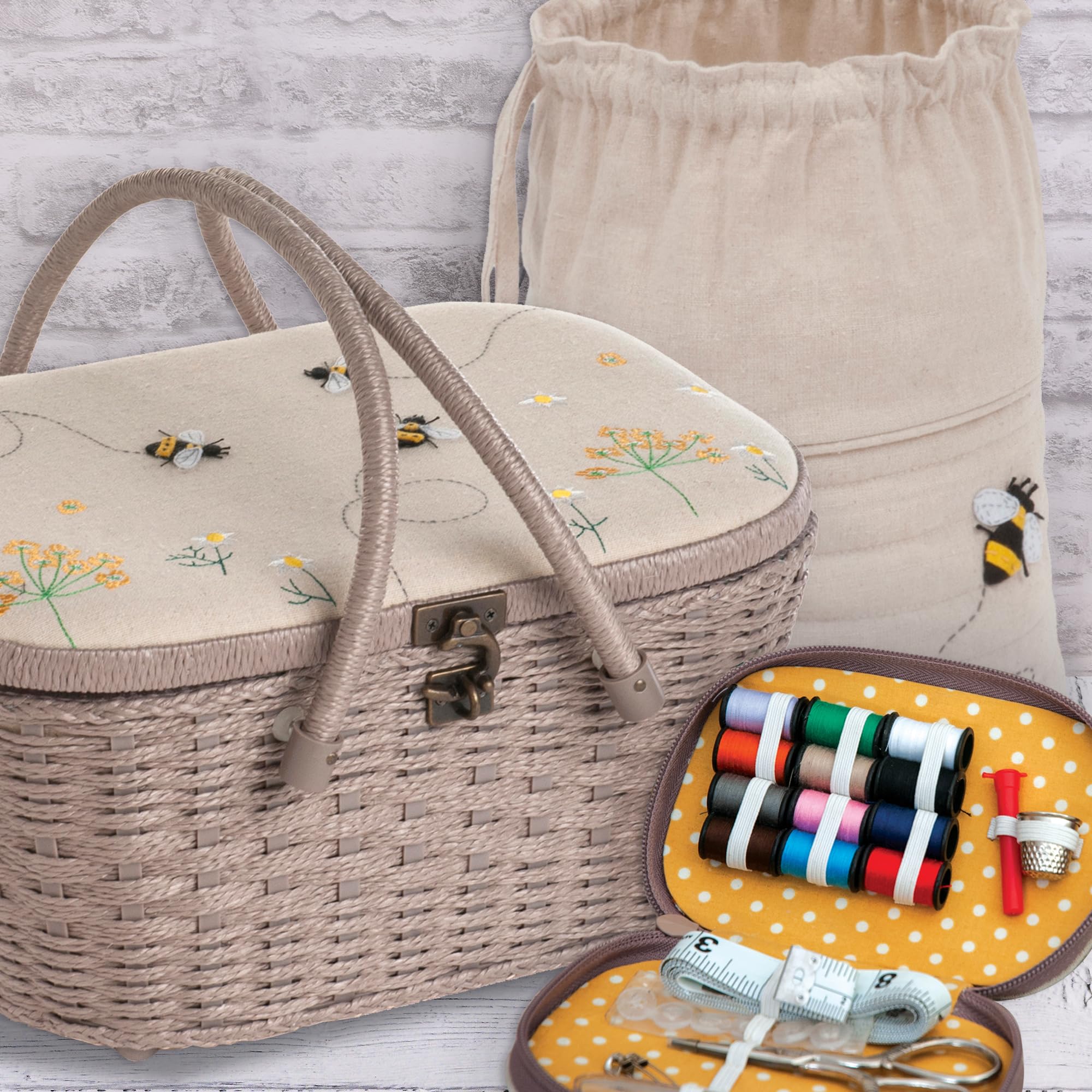 Amazon.co.jp : Groves Hobby ギフトソーイングボックス ウィッカー