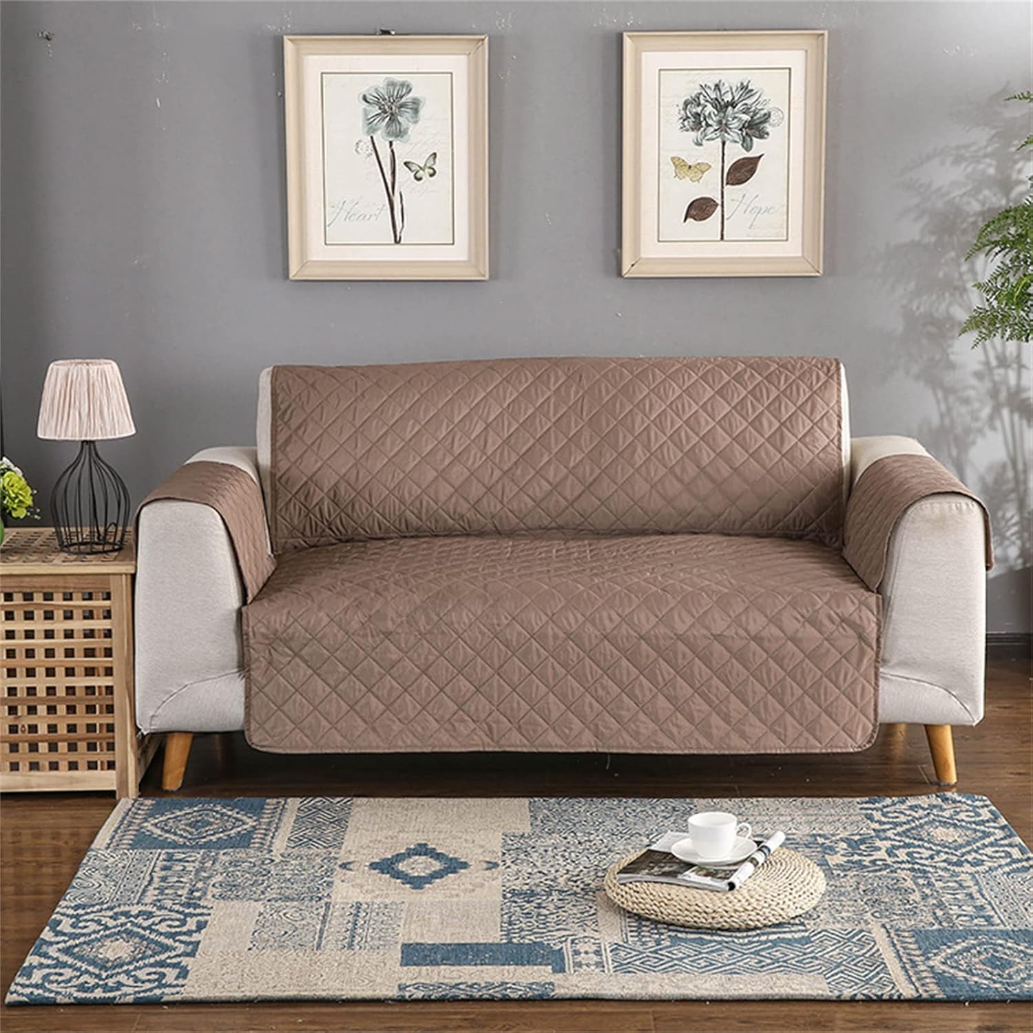 EXENXA Chair Sofa Slipcover, Machine Washable Reversible