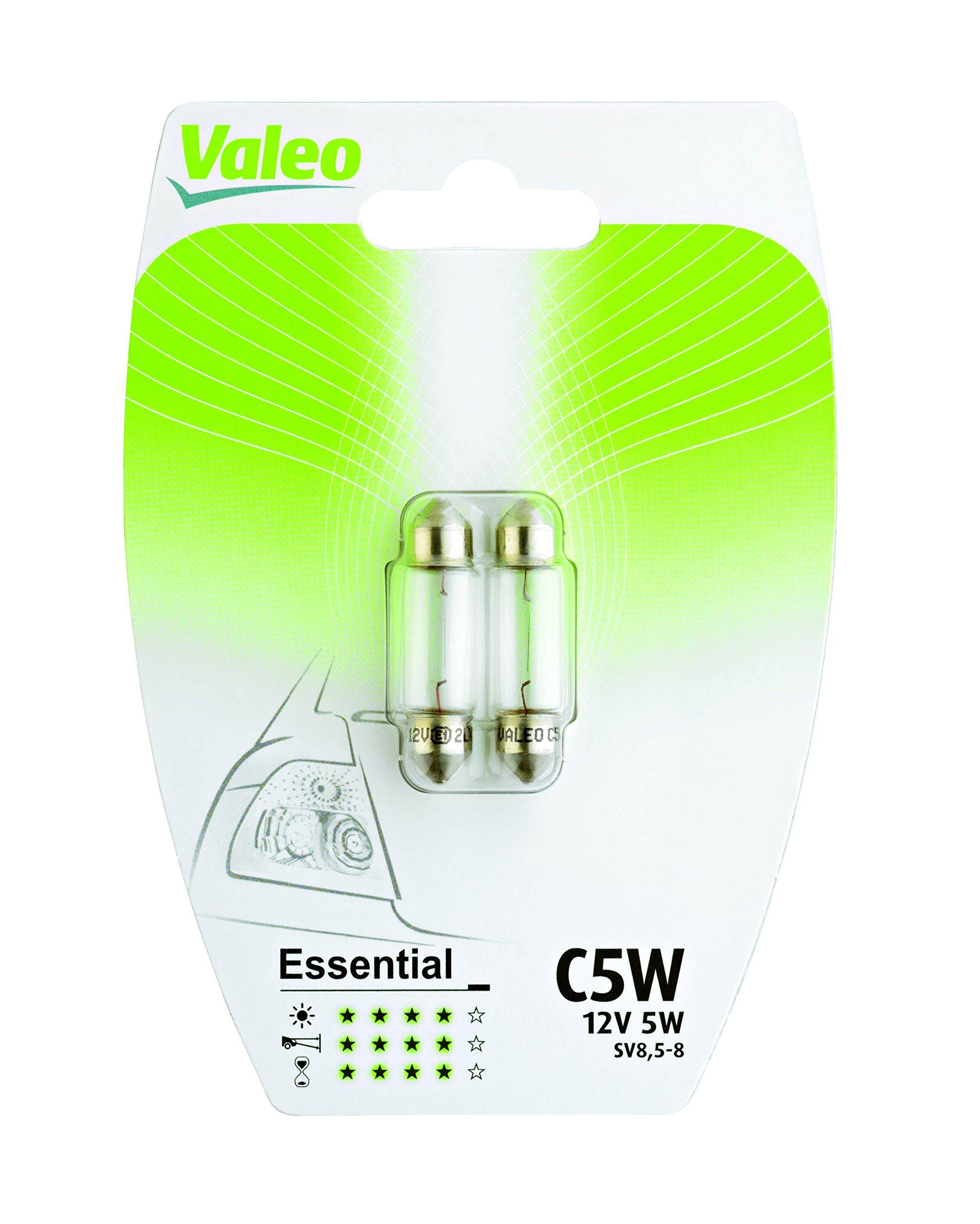 Valeo 32124 C5W Bulb, Set of 2