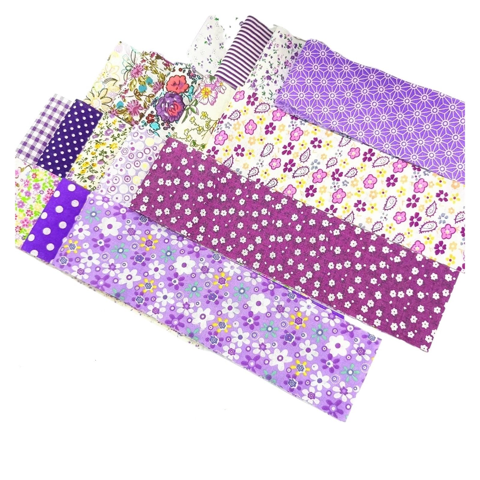 Patchwork Fabric Fabric Jelly Roll - 40 Precut Strips (6.35 X 49.78 Cm) for Quilting and Sewing