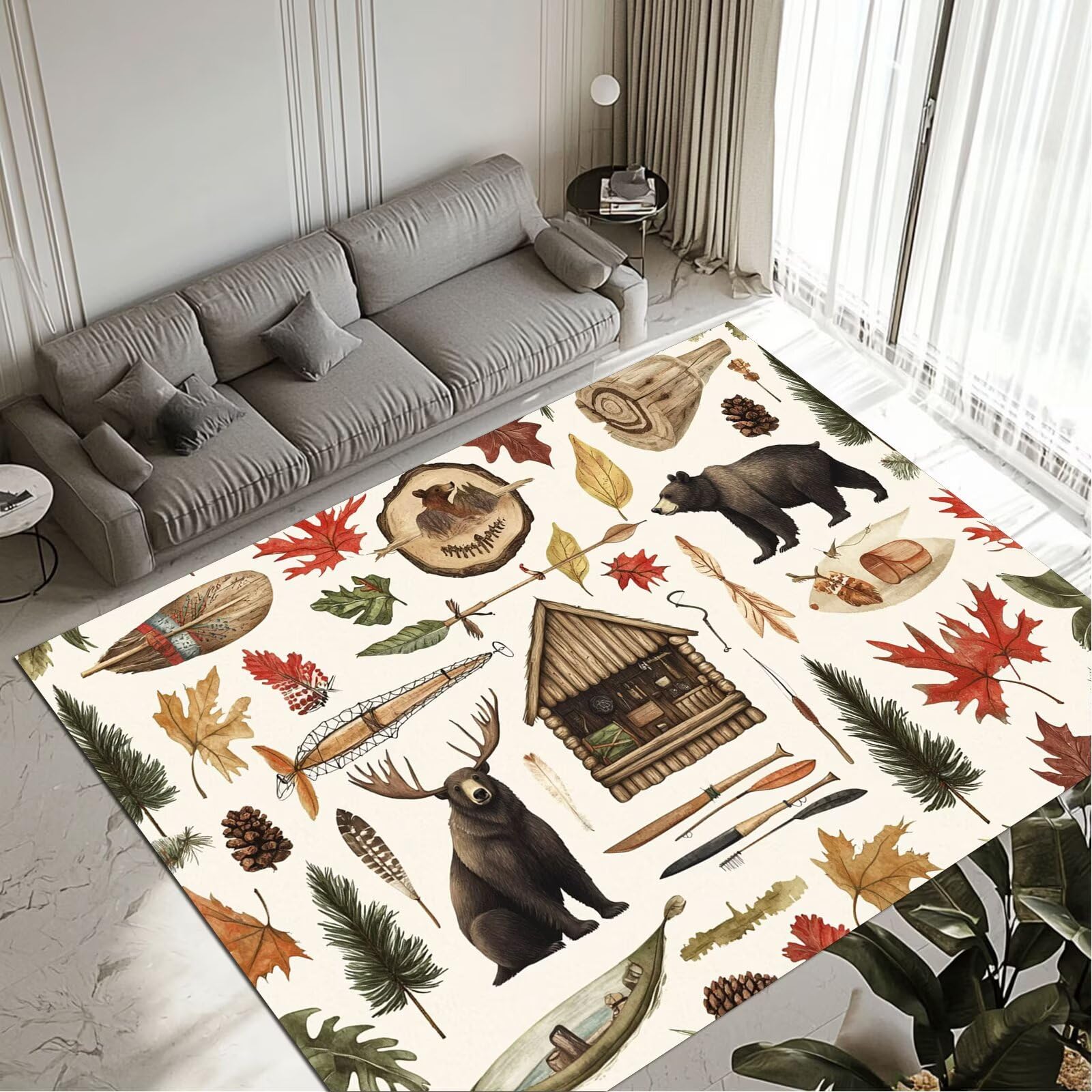 Tapis anime pour entrée d'entrée et cuisine : confort lavable