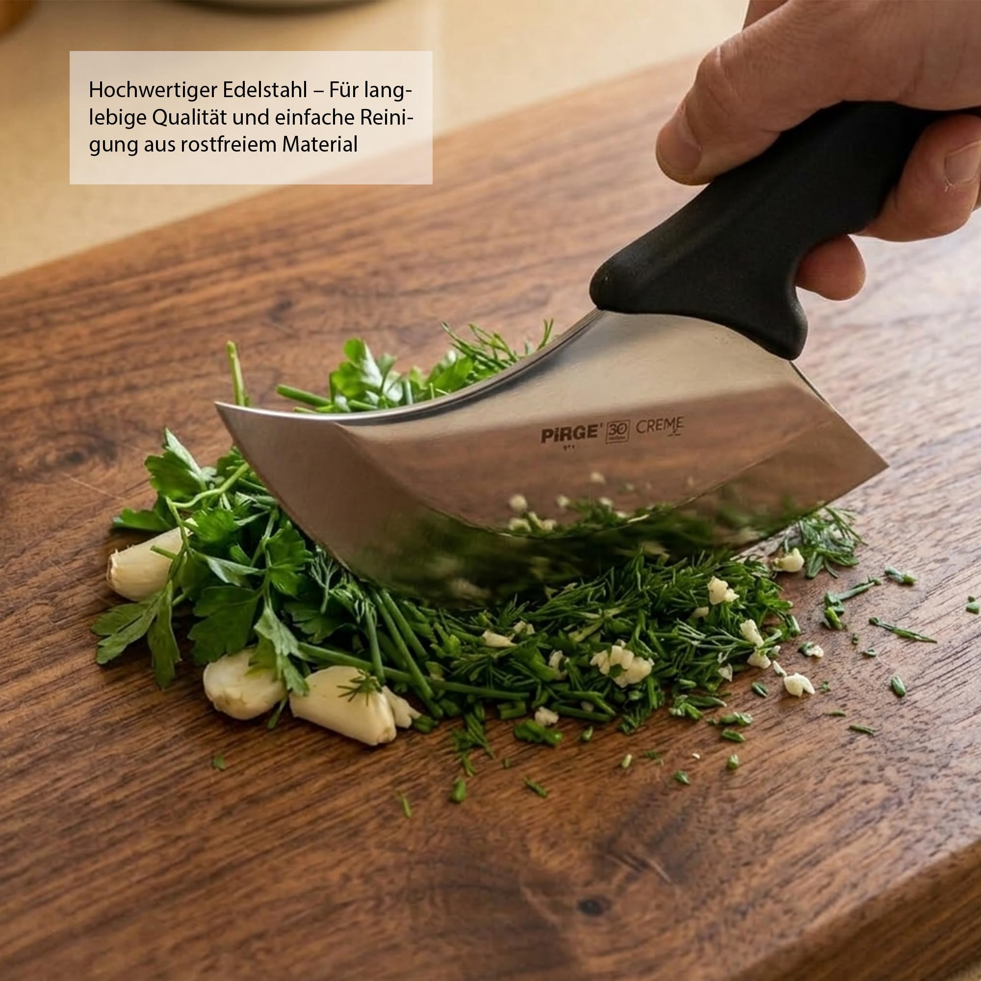 Pirge Creme Börekmesser 18 cm – rostfreier Edelstahl - Börek-Schneide- und Serviermesser