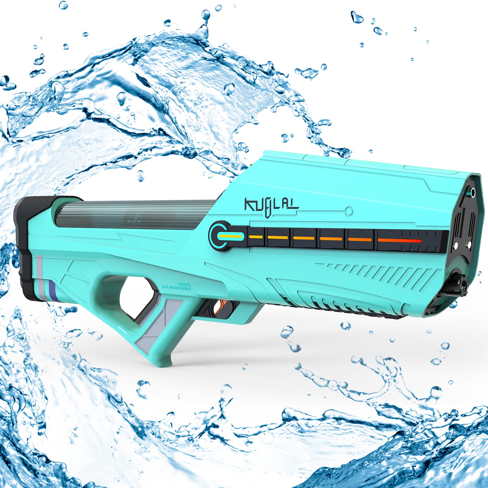 Electric Water Guns for Adults & Kids, Water Blaster Squirt Guns Auto Suction, Over 800 Blasts Soaker Water Gun High Powered Up to 32.8 FT for Summer Beach Pool Backyard Outdoor Toys (Blue)