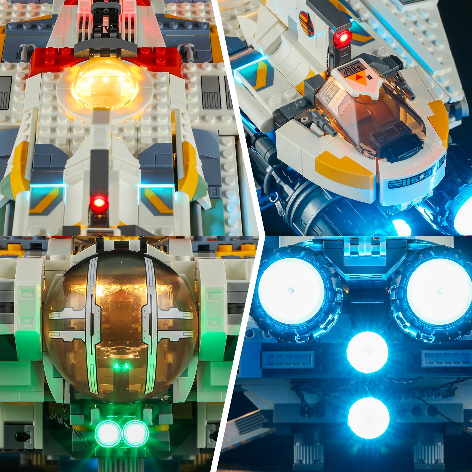 LIGHTAILING Kit Luci LED Per LEGO 75357 Ghost E Phantom II - Set Illuminazione Per Modello (Solo Luci)