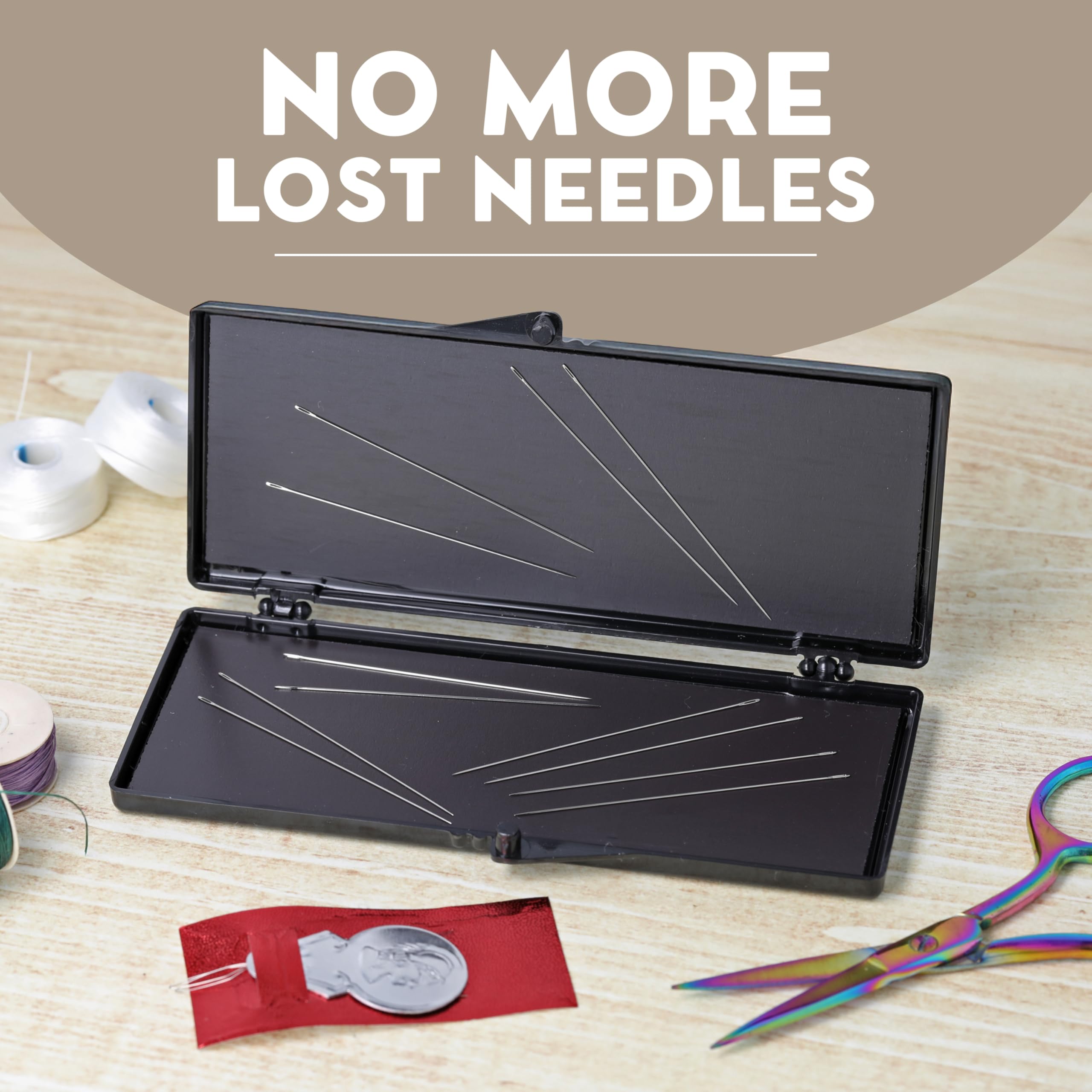 Amazon.com: Needle-Safe Magnetized Needle Case, Rectangle 4.5x1.75