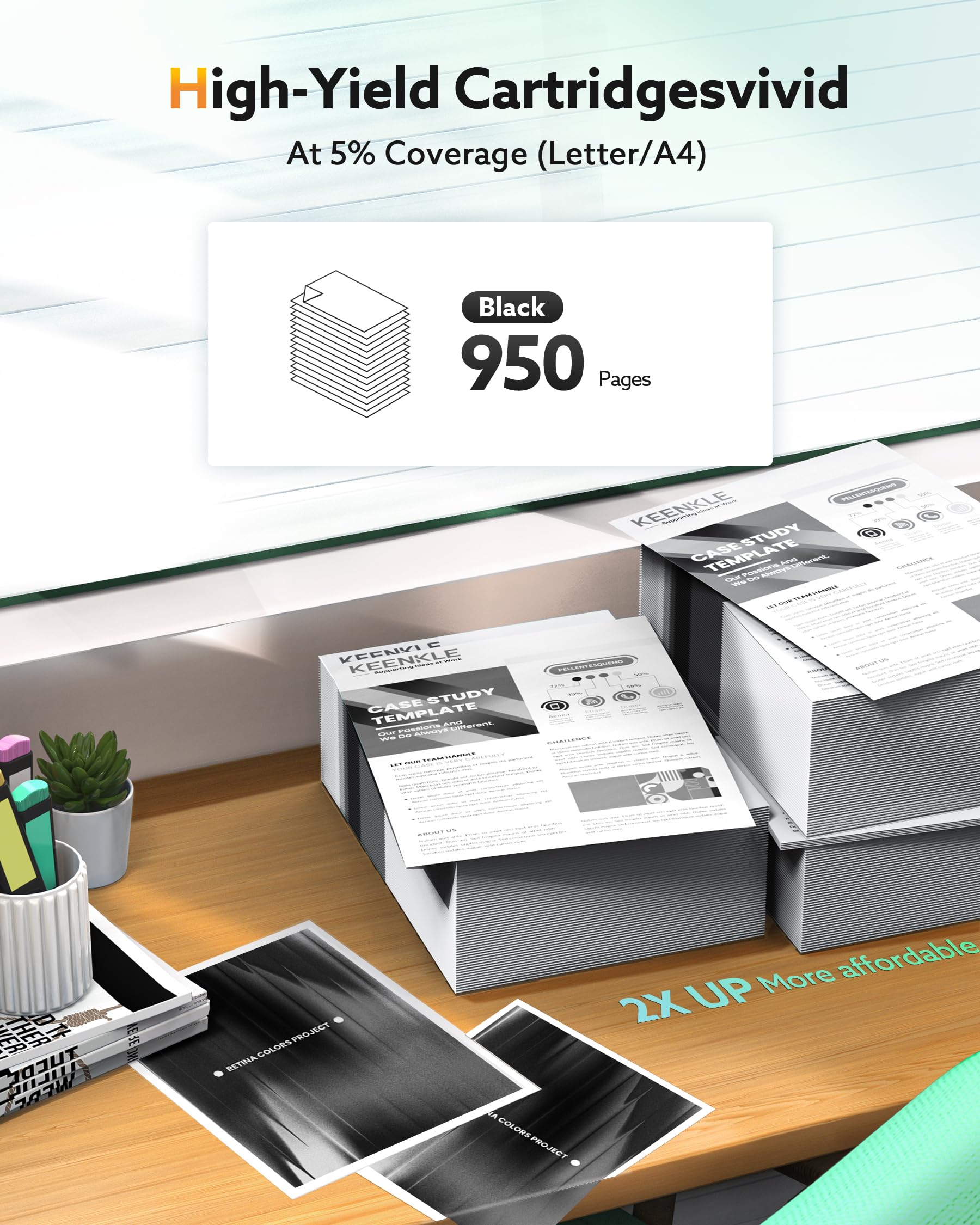 KEENKLE 142A Toner Con Chip Compatibili per HP 142A 142X W1420A W1420X Toner per HP Laserjet Pro M110 M110w Laserjet Pro MFP M140w M140 M139 M139w (Nero, 1-Pack)