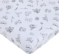 Vista 12 de Little Love by NoJo - Juego de ropa de cama con edredón 2 sábanas bajeras para cuna