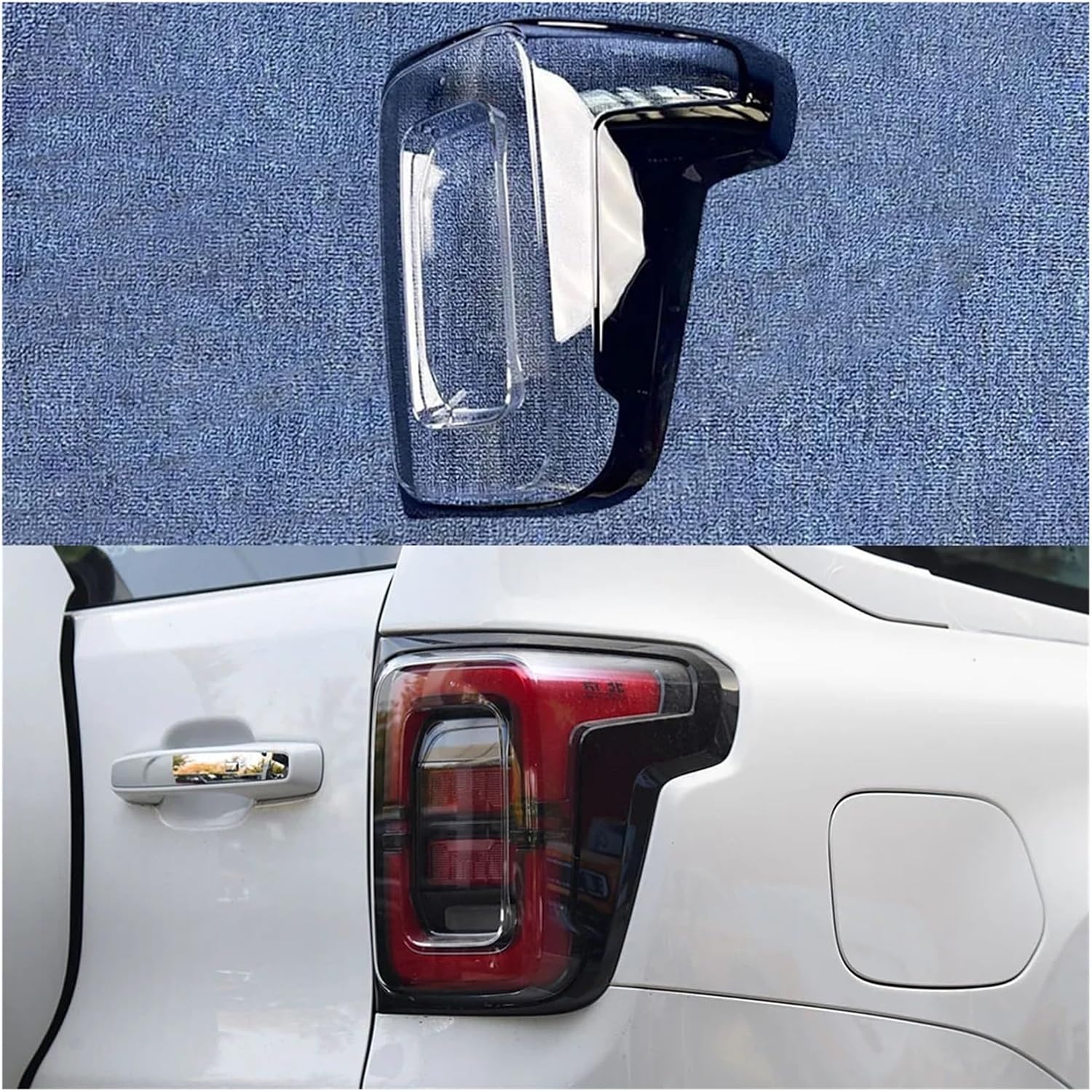 XIAOQR カーアクセサリー Baic 北京 BJ60 2022 2023 リアテールライトシェルテールランプカバーライトマスク交