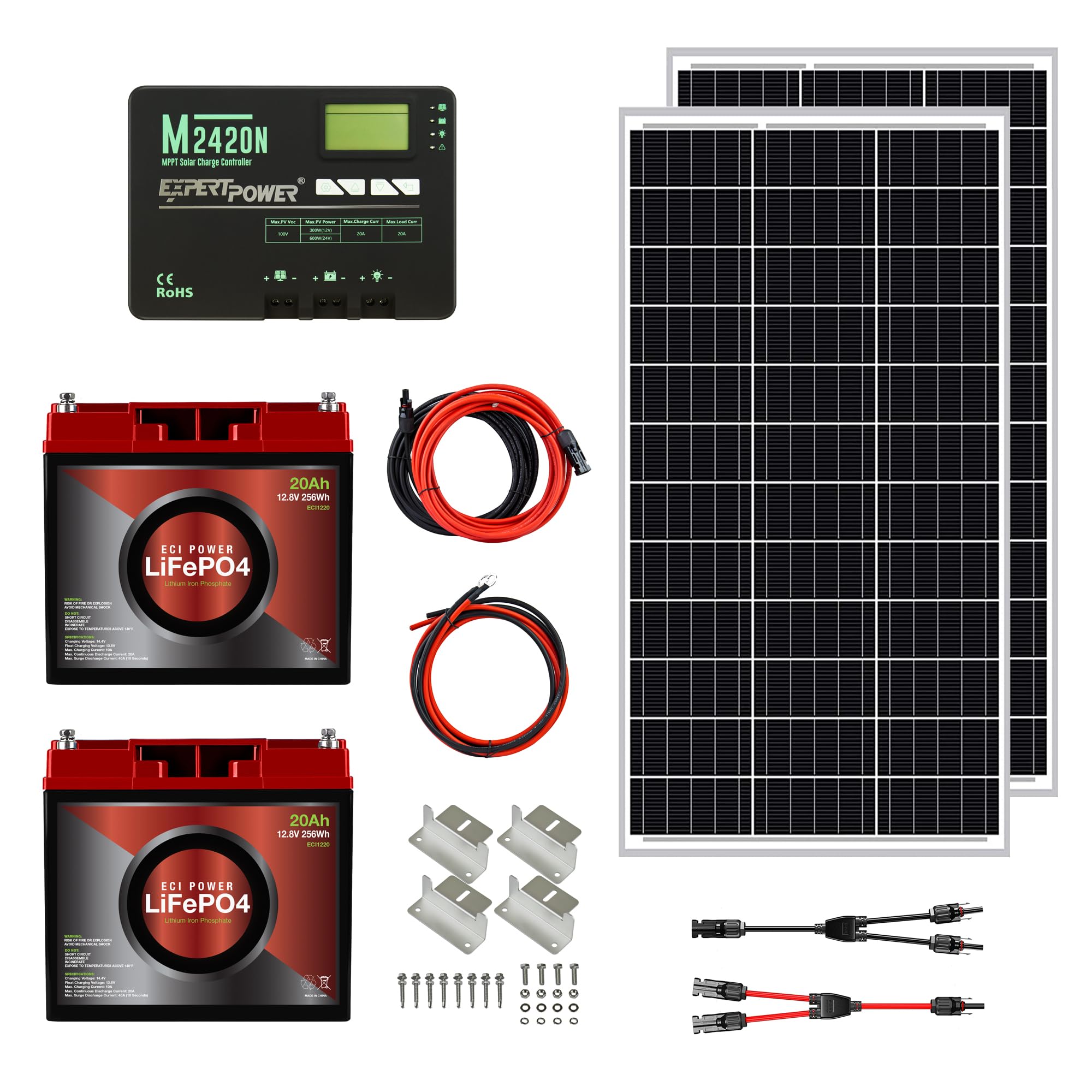 ECI Power 200W MPPT Solar Kit
