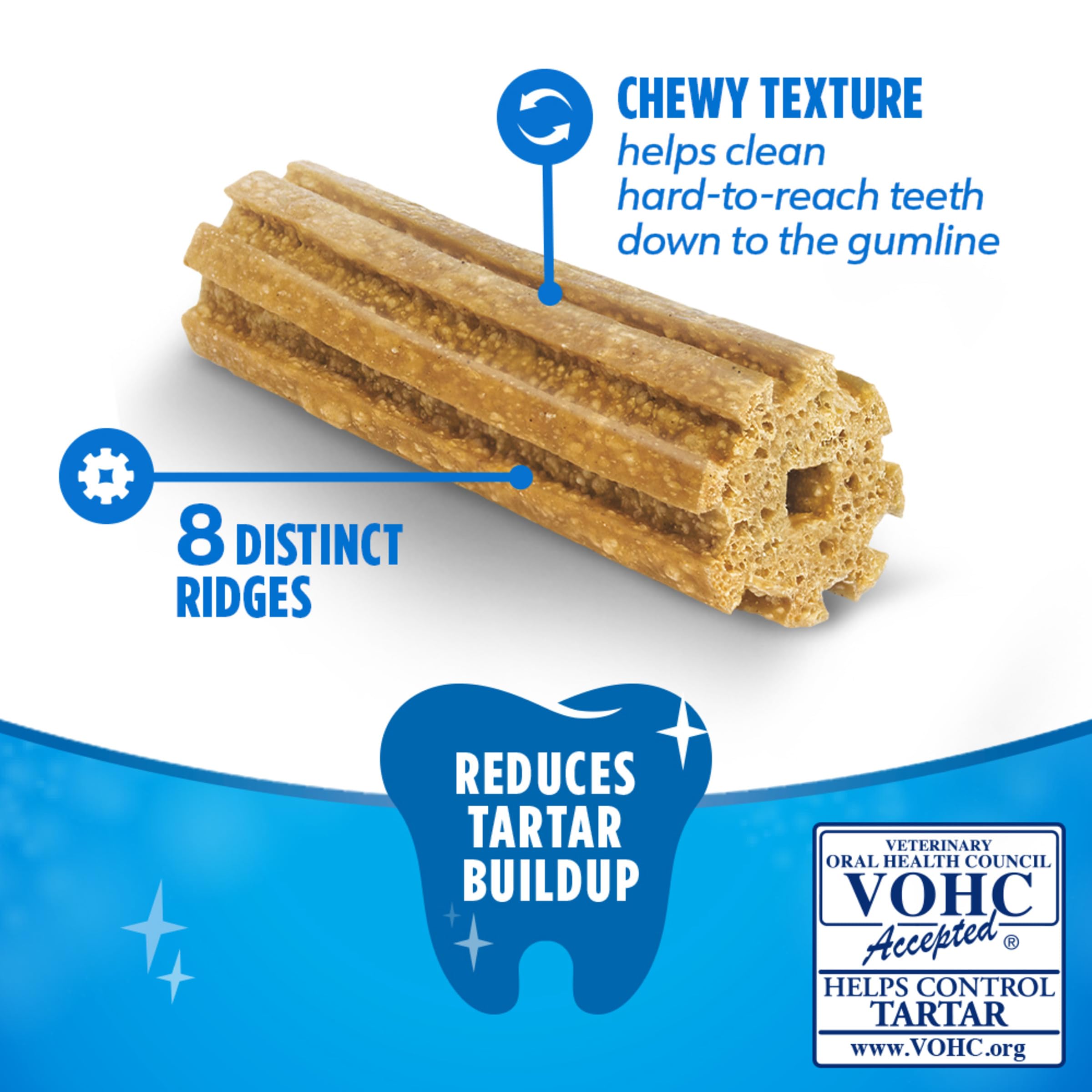 Purina DentaLife Daily Oral Care Dog Dental Chews for Small and Medium Breed Dogs - 60 ct. - image 2