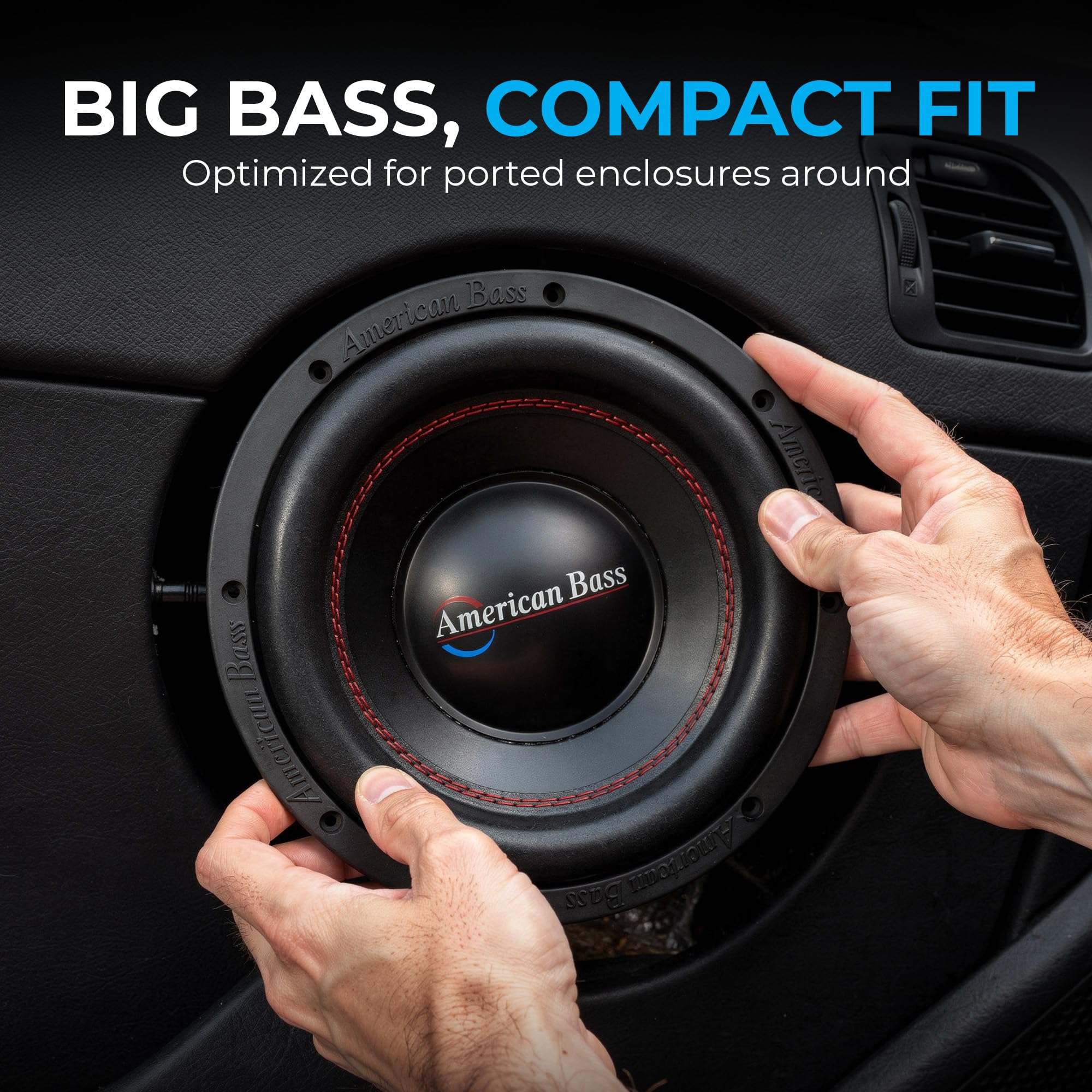 Amazon | American Bass Hawk 10インチ サブウーファー、3000W Max