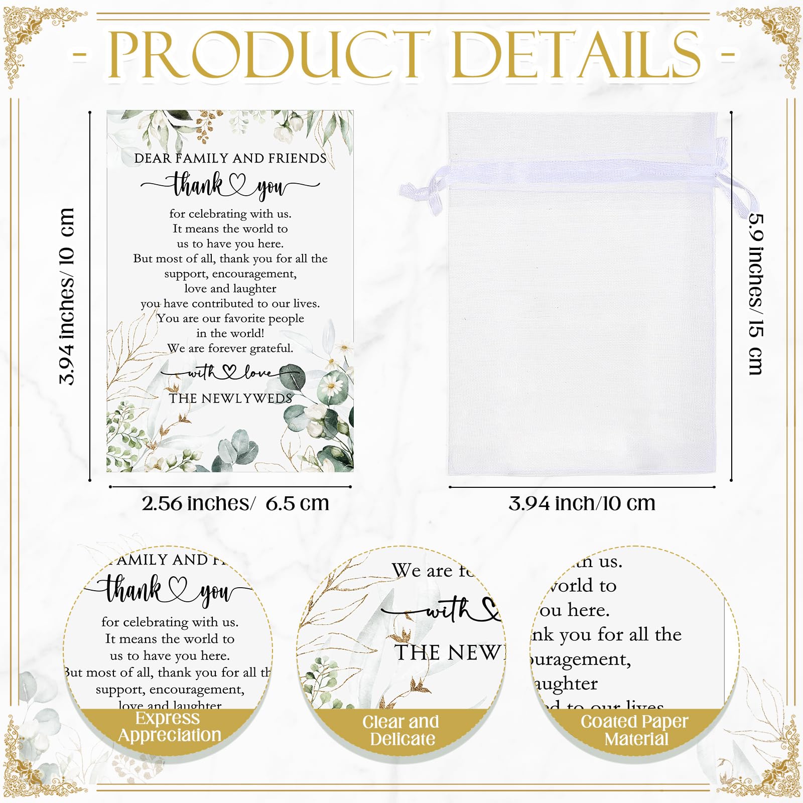 Nuogo Set di 25 bicchierini da shot Forever and Always in acciaio inox, con sacchetti in organza, per ospiti, matrimoni, sposi, addio al nubilato