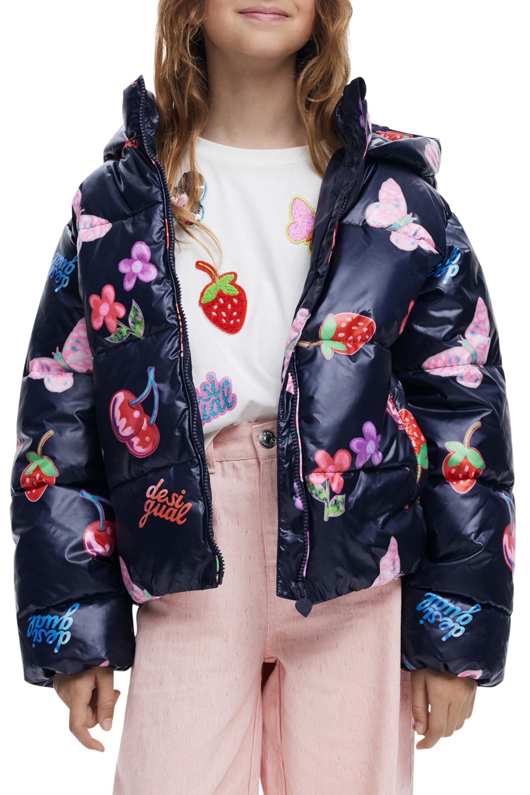 Desigual Coat_collage Watch Niñas