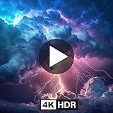 Thunder Ambience Screensavers - 4K Storm Scenes with Rain Sounds for Sleep & Fire TV