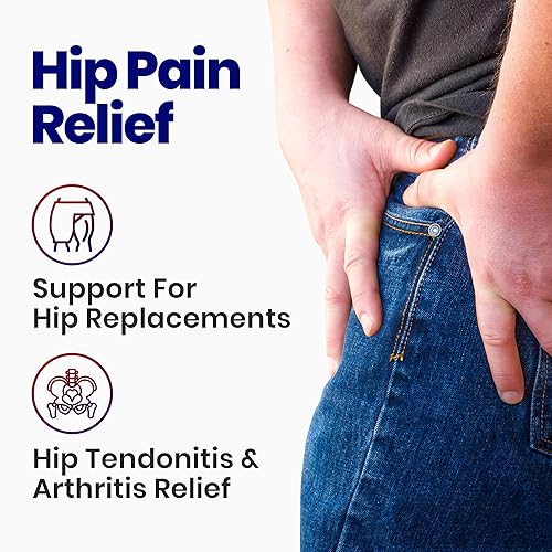 Miniatura 7 de Manga de compresión de muslo de talla grande  Dispositivo de alivio del dolor de ciática de cadera  Manga de compresión de isquiotibiales e ingles