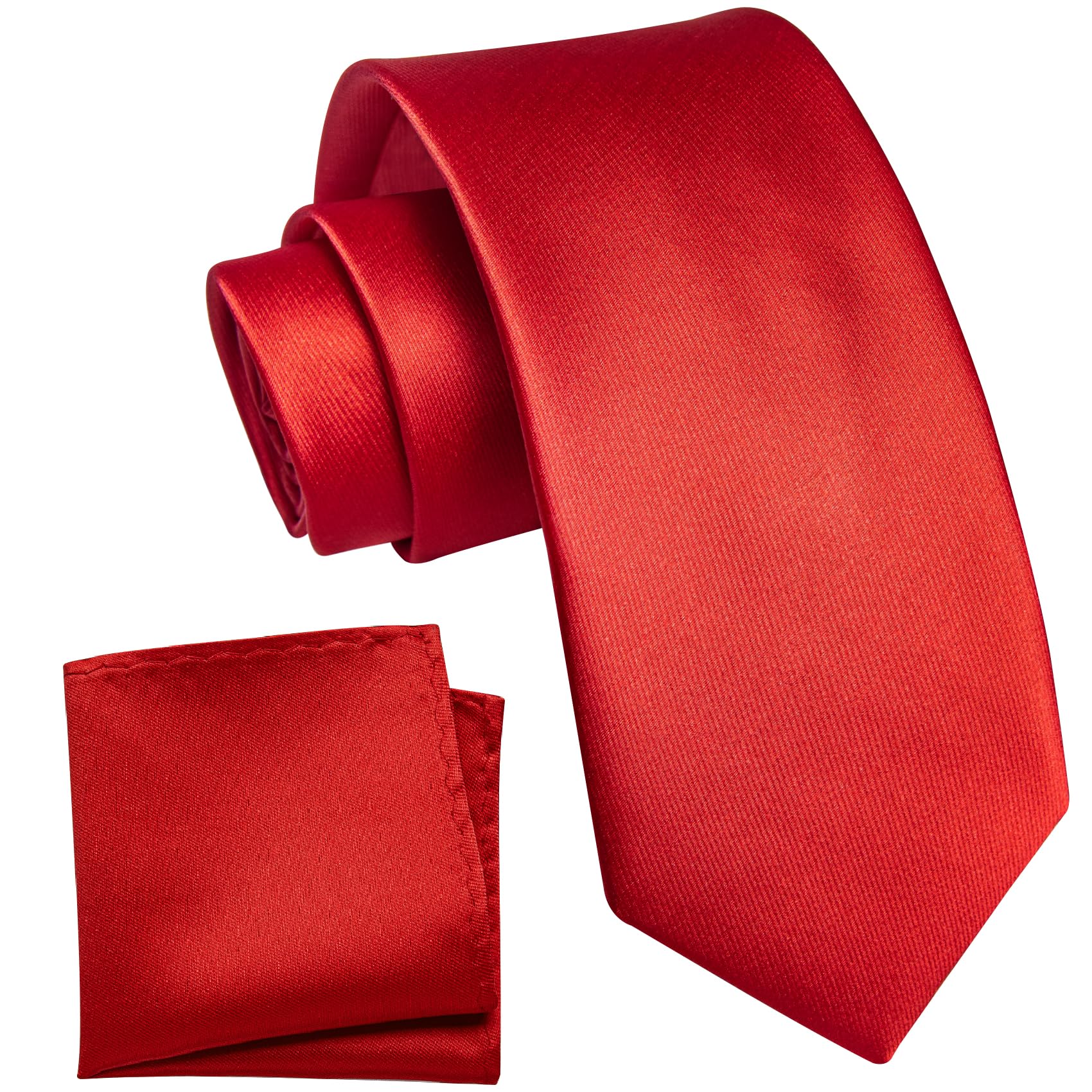 YourTies Boys Tie Silk Self Kids Necktie Pocket Square Set with Gift Box
