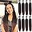 Beyond Beauty Braiding Hair pre stretched, Braids Synthetic Fiber Ombre Yaki Texture, Natural Easy Twist Braids Crochet Hair Hot Water Setting hair extensions