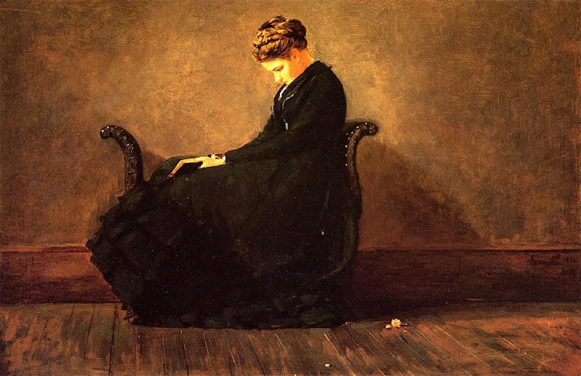SERENDIPITP Vintage Picture Print on Canvas Wall Art Poster Portrait of Helena de Kay Winslow Homer Artwork Print Poster for Wall Decor 60x90cm