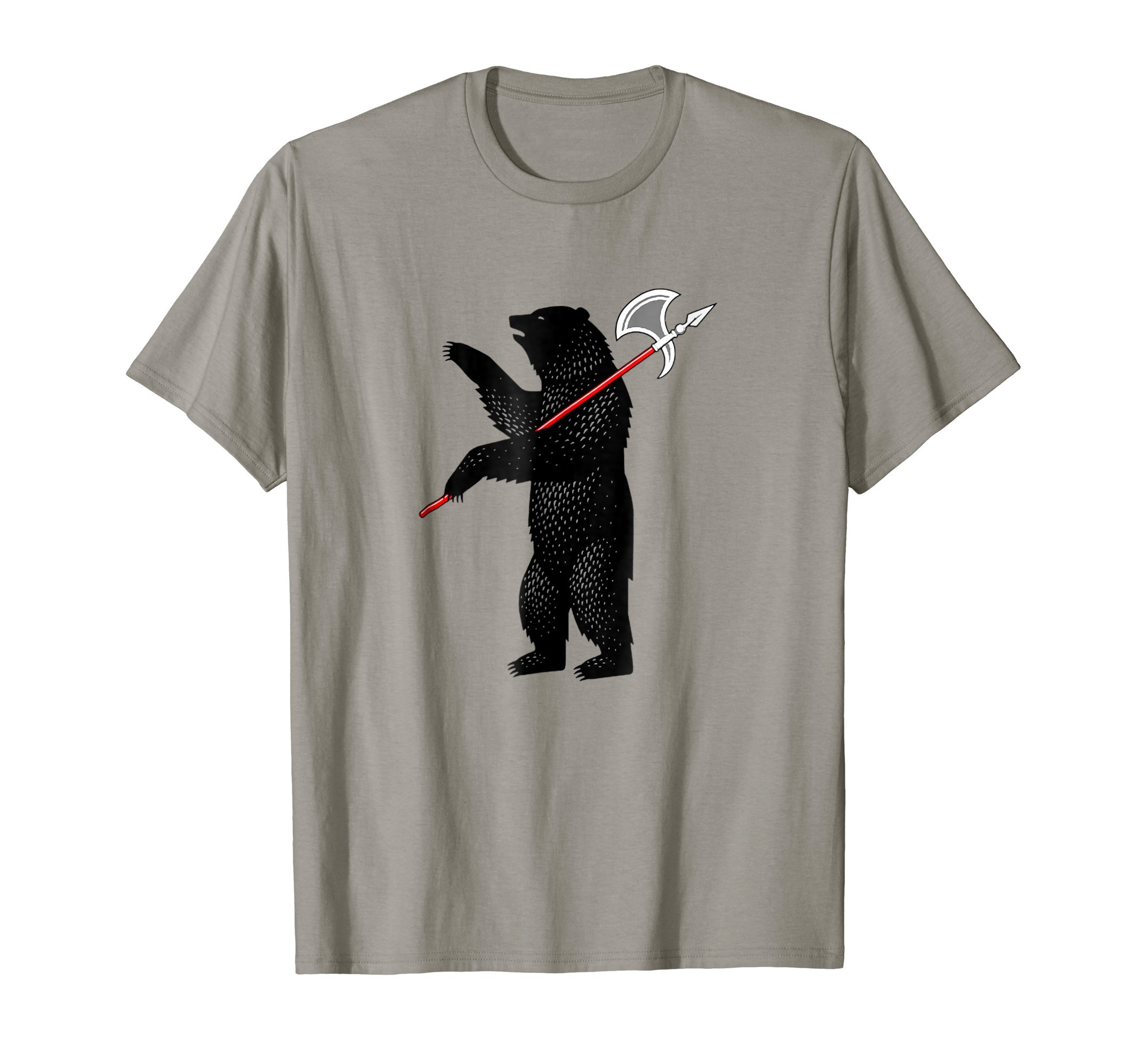 RealCoolShirtsAWESOME AXE BEAR - Yaroslavl Russia Flag Halberd Bear Shirt T-Shirt