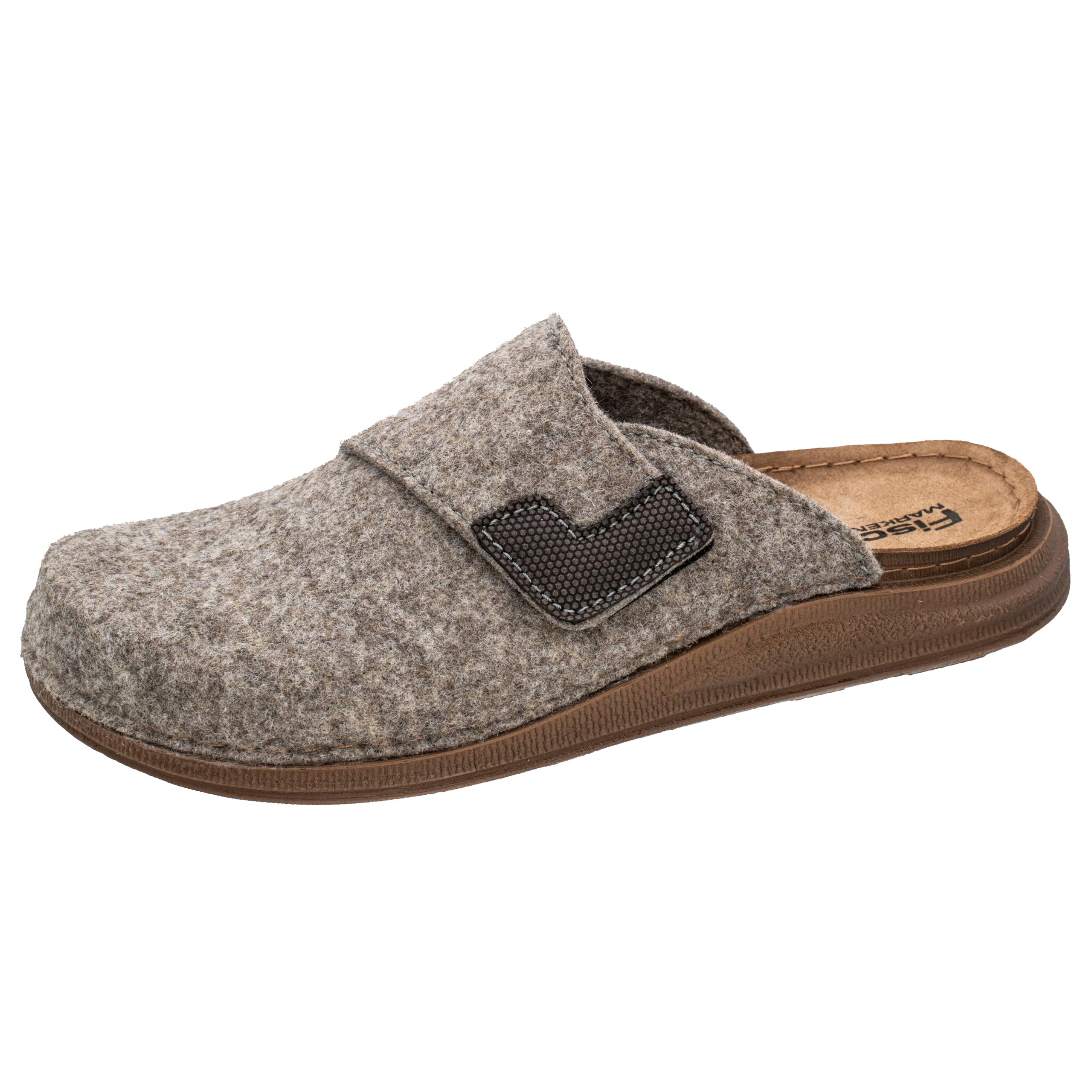 Fischer Men's Franz Slippers, Brown, 43 EU, brown, 9.5 UK
