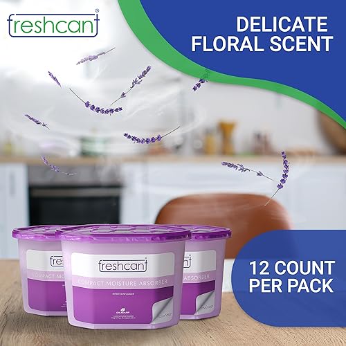 Miniatura 7 de Paquete absorbente de humedad, ambientador de habitación y armario, absorbente de humedad y olores para el hogar, habitaciones, sótano, garaje,