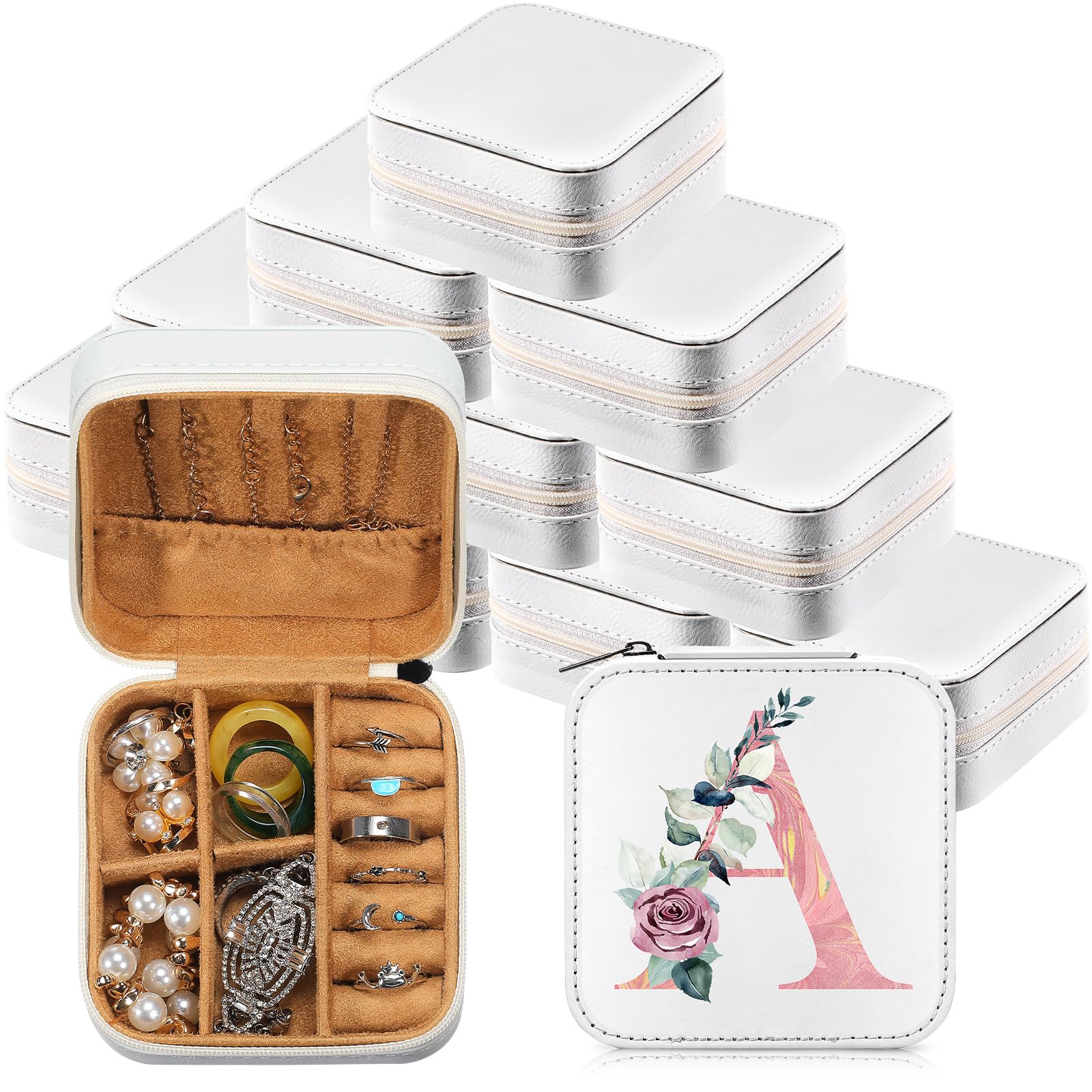 Amazon.com: Kenning 12 Pcs Sublimation Jewelry Box Portable