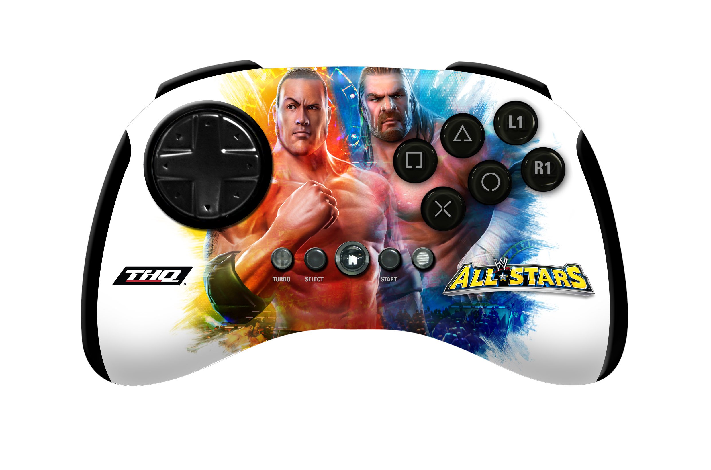 Playstation Wwe All Stars Wireless Brawl Pad The Rock