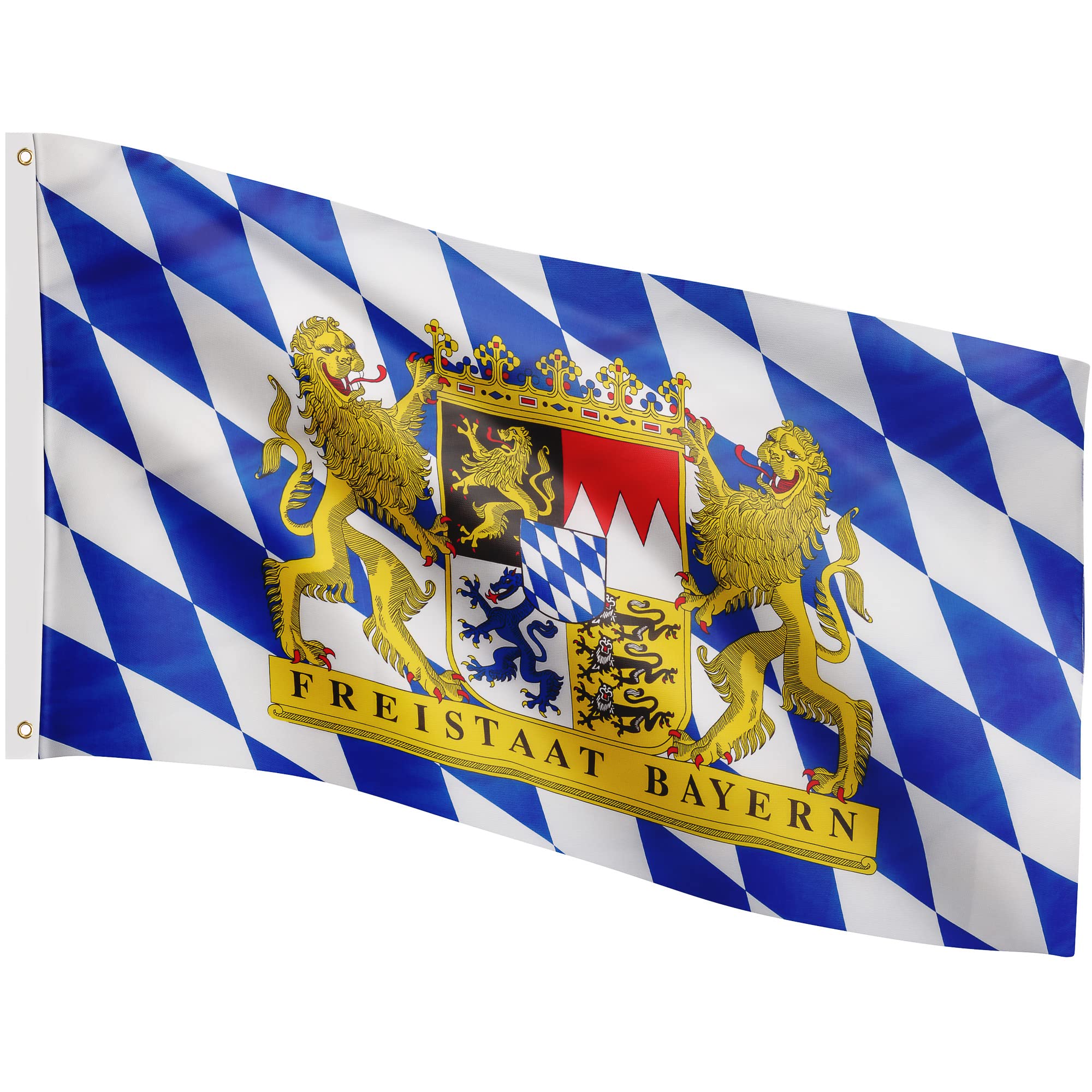Stockfahne UNGARN – Ca. 30 X 45 Cm, Mit 60 Cm Stab, Aus Polyester