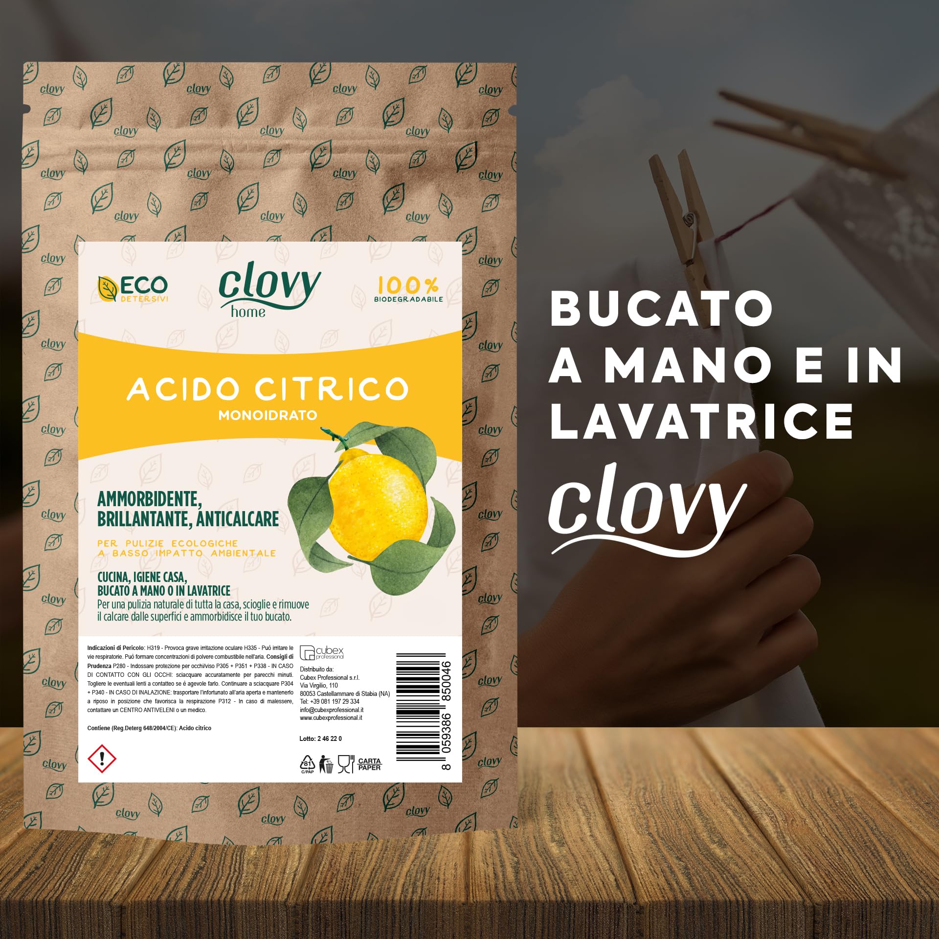 Acido Citrico 4,5 Kg | 500 Lavaggi | Ammorbidente Brillantante E Anticalcare | 100% Puro | Acido Citrico Monoidrato In Polvere | Pulizie Ecologiche E Naturali Per Lavatrice E Casa | Made In Italy