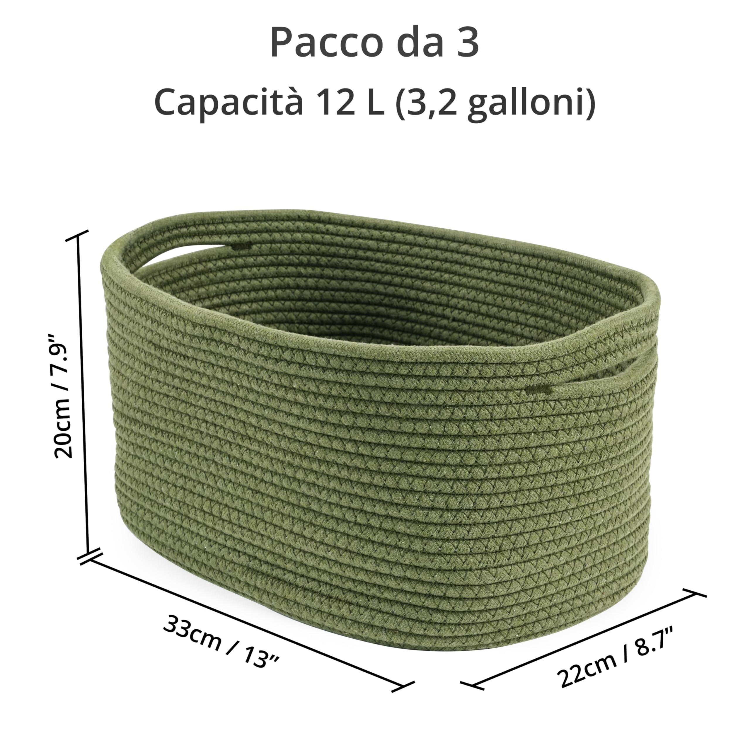 Scatole Organizzative Pieghevoli Athlon - 4 Pezzi, 33L - Grigio - Per Casa, Armadio O Garage - Foto 5