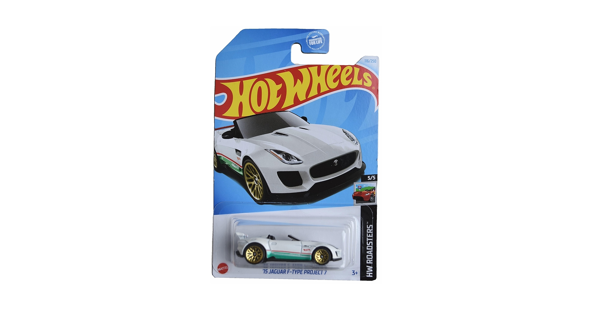 絶版品Hot Wheels ‘15 JAGUAR F-TYPE PROJECT7 Hot Wheels 15 Jaguar F-Type Project 7 116/250 HW Roadsters 5