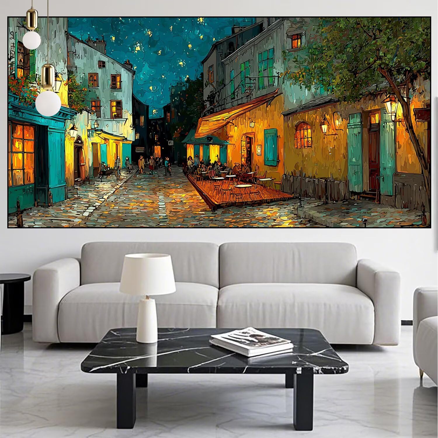 City Diamond Art Landscape Diamond Painting Arts and Crafts dla dorosłych, zestaw do malowania diamentami 5D, dorosłych, Crysta, haft krzyżykowy, rękodzieło, obrazy, zestaw do haftowania dla