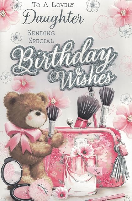 Prelude Daughter Birthday Card 7 Page Insert With Verses Extra Large Card 12'' X 7. 5''