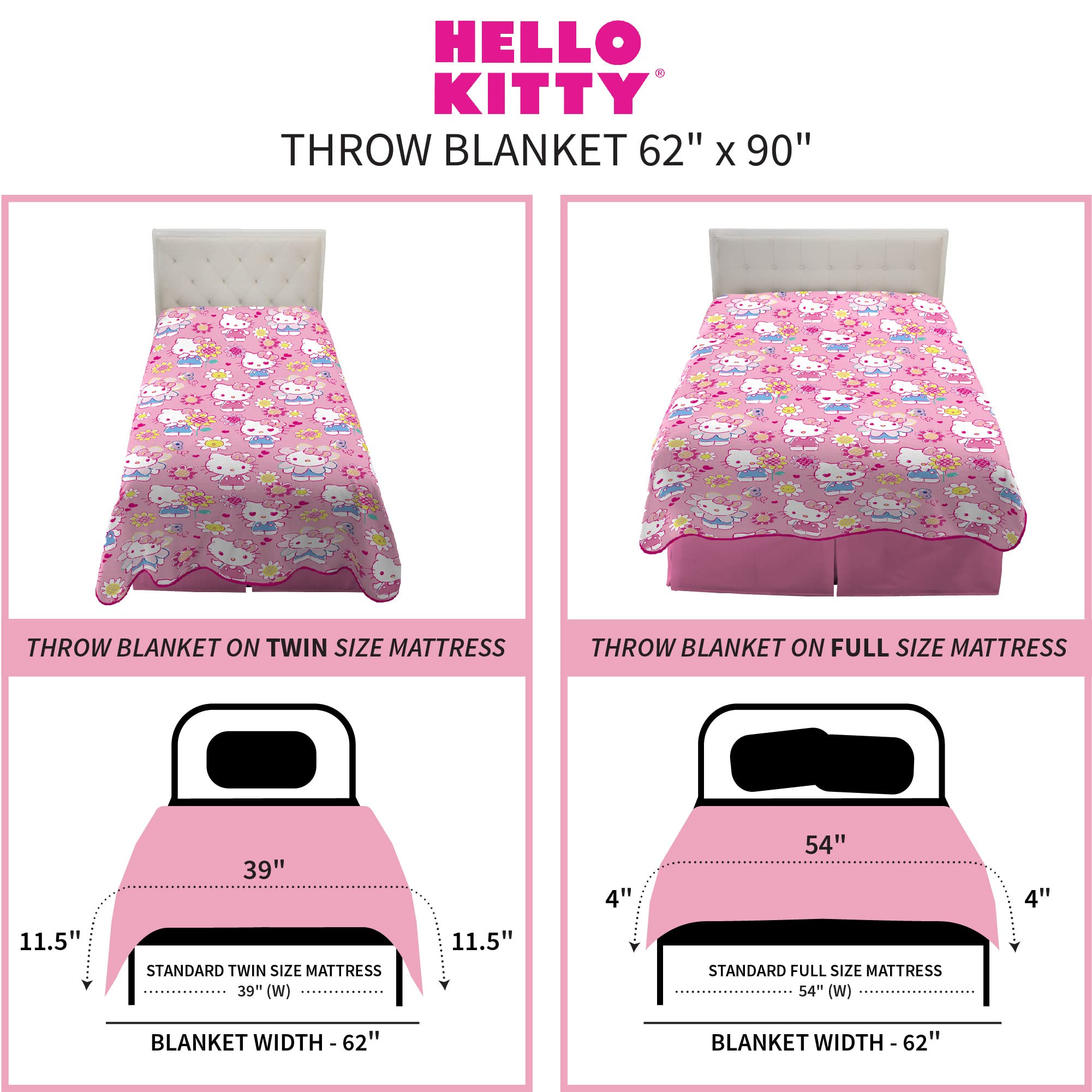 Amazon.com: Franco Kids Bedding Super Soft Plush Throw Blanket, 62