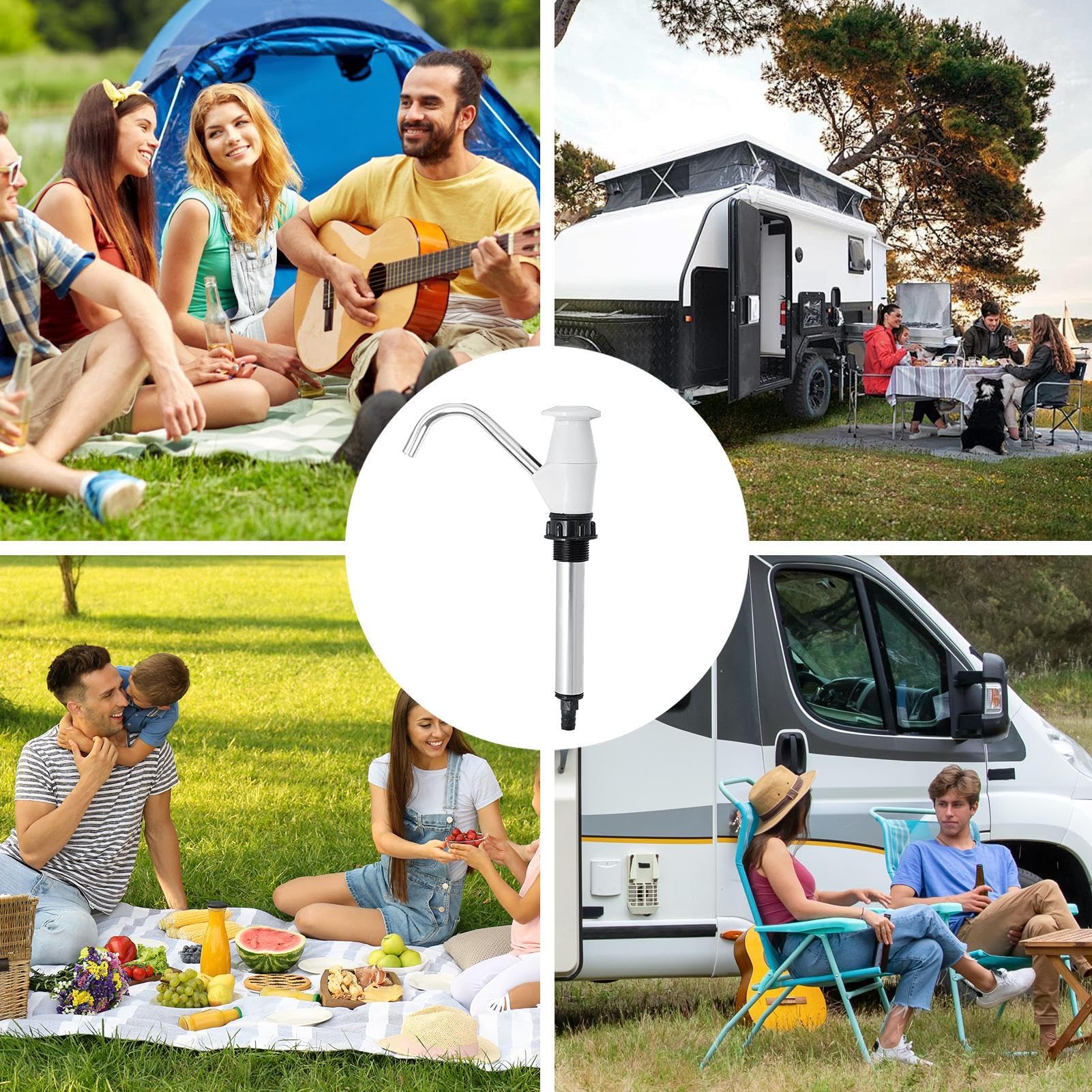 Tragbare Camping-Wasserpumpe – Handbetriebene Wasserhahnpumpen Für | Wasserflaschen