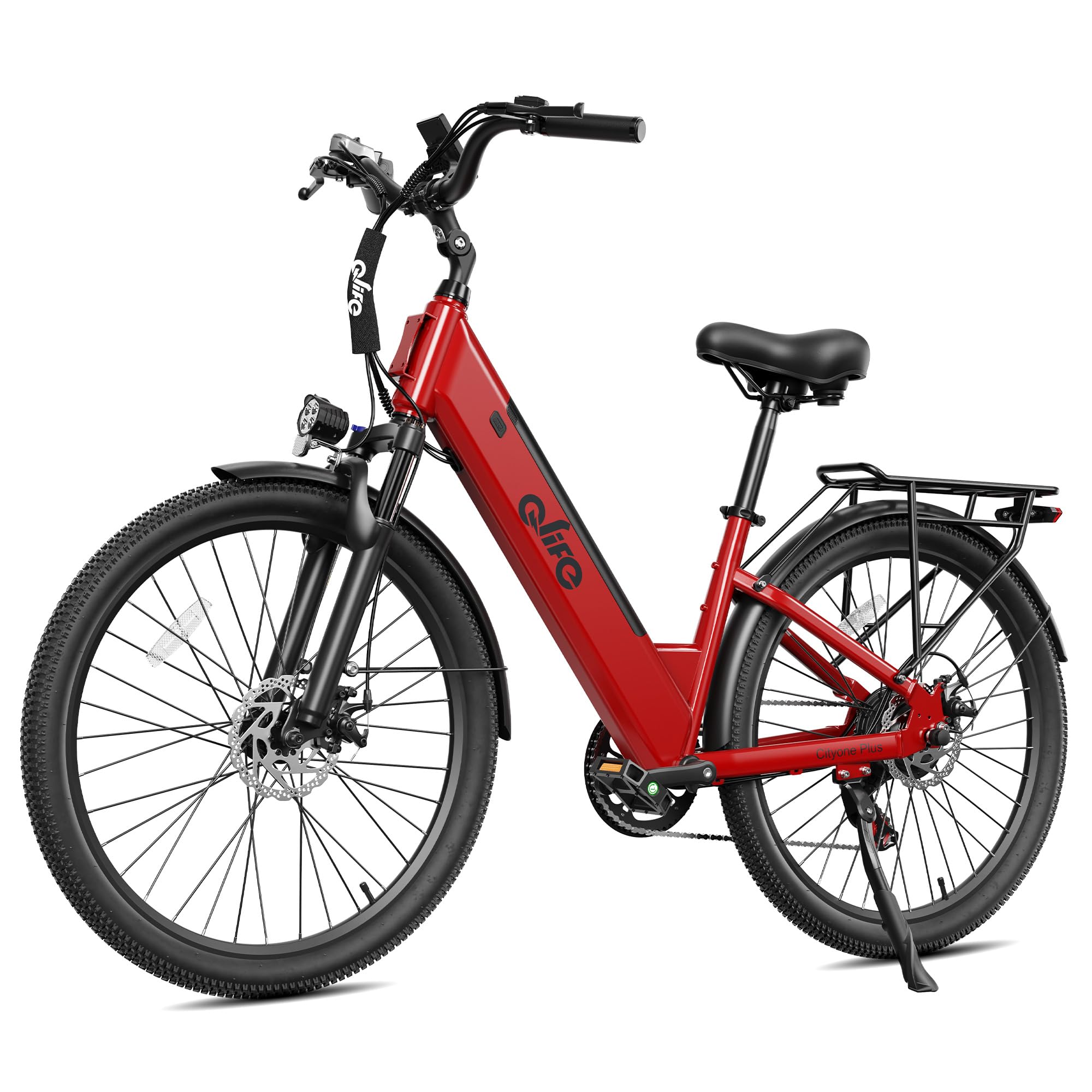 Qlife Cityone 2.0/Cityone Plus Electric Bike for Adults-1200W Peak Motor